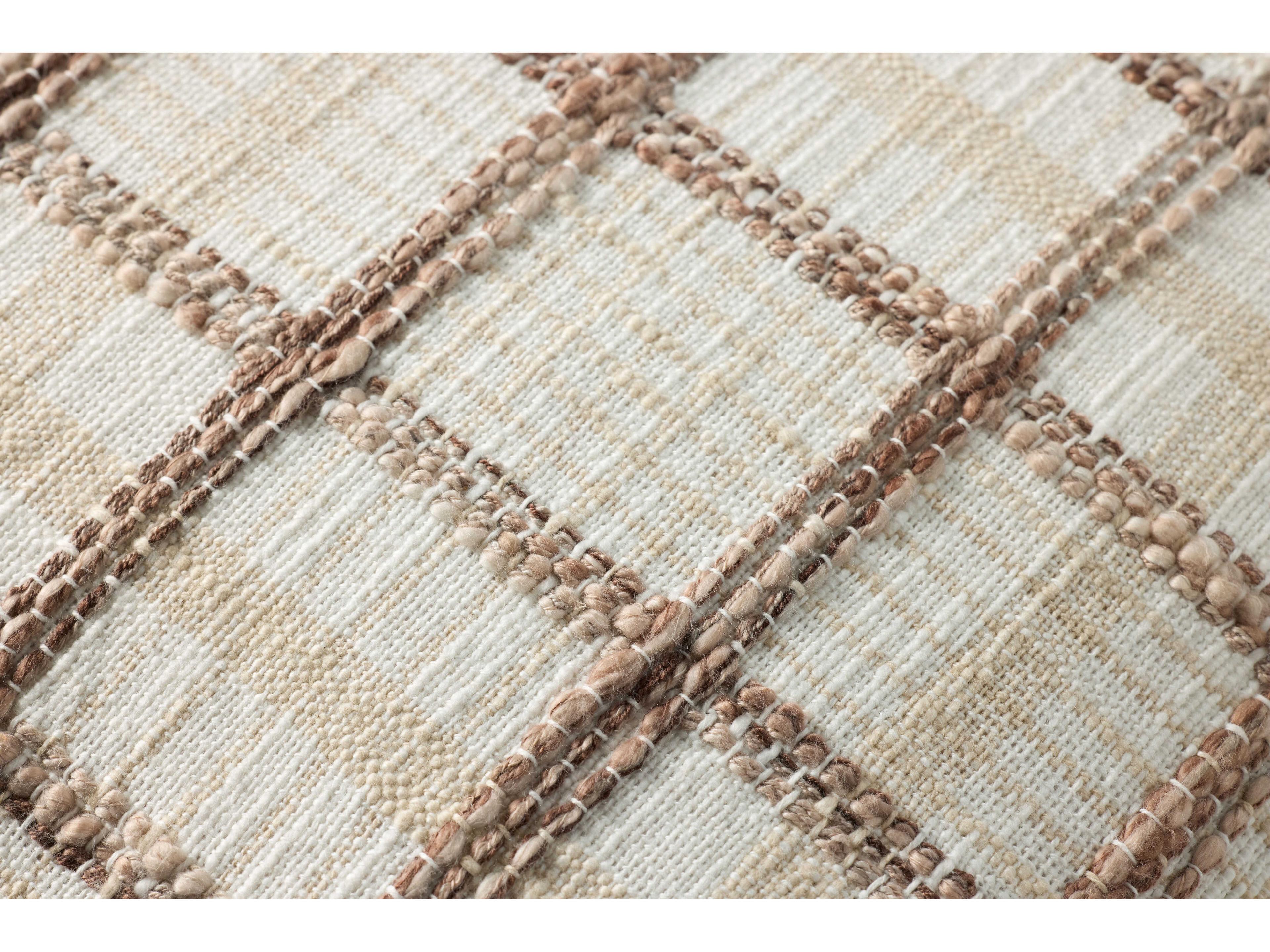 Loloi Rugs Chris Loves Julia Norman Ivory Brown Pillow