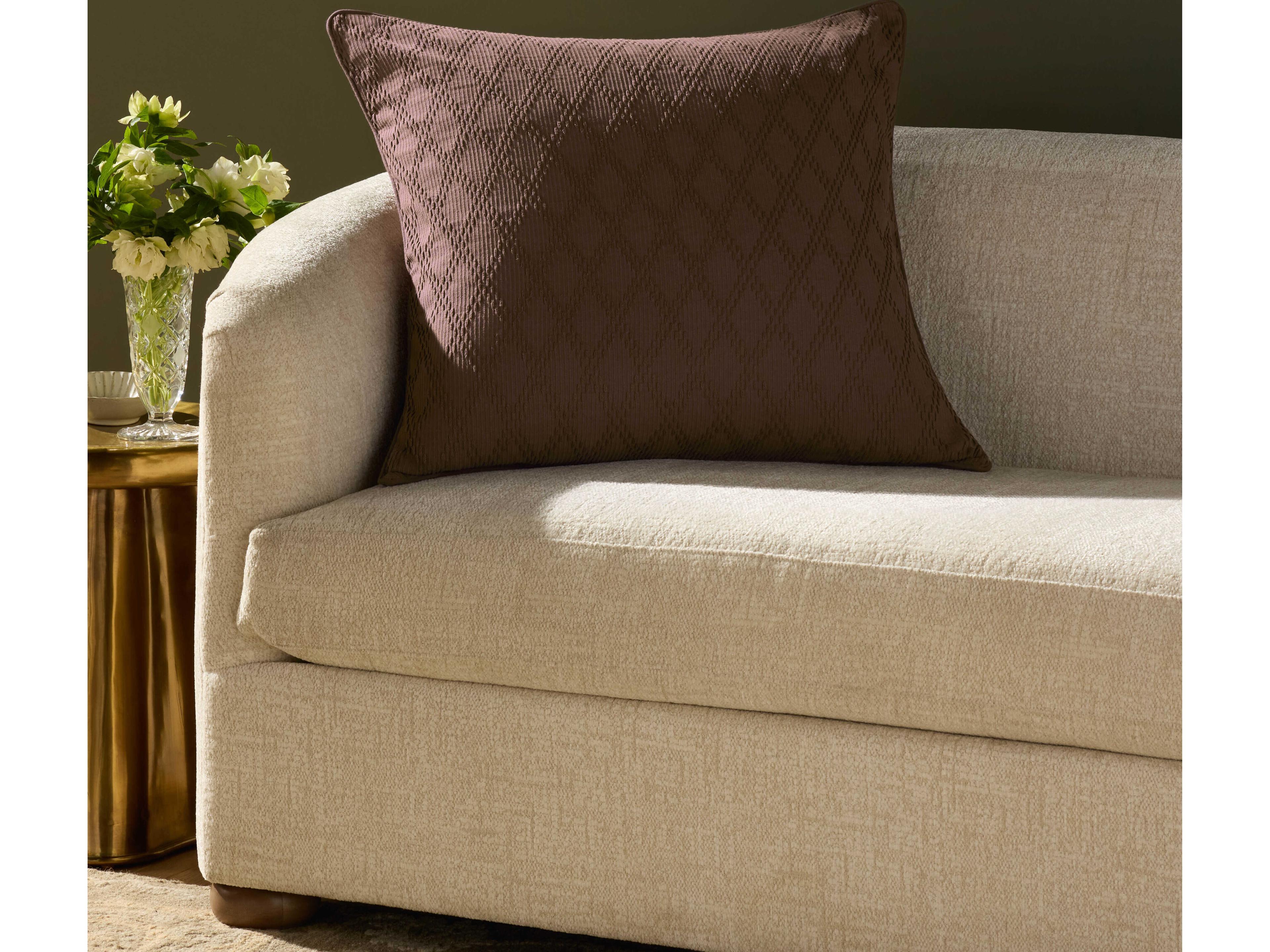 Loloi Rugs Chris Loves Julia Cary Brown Pillow