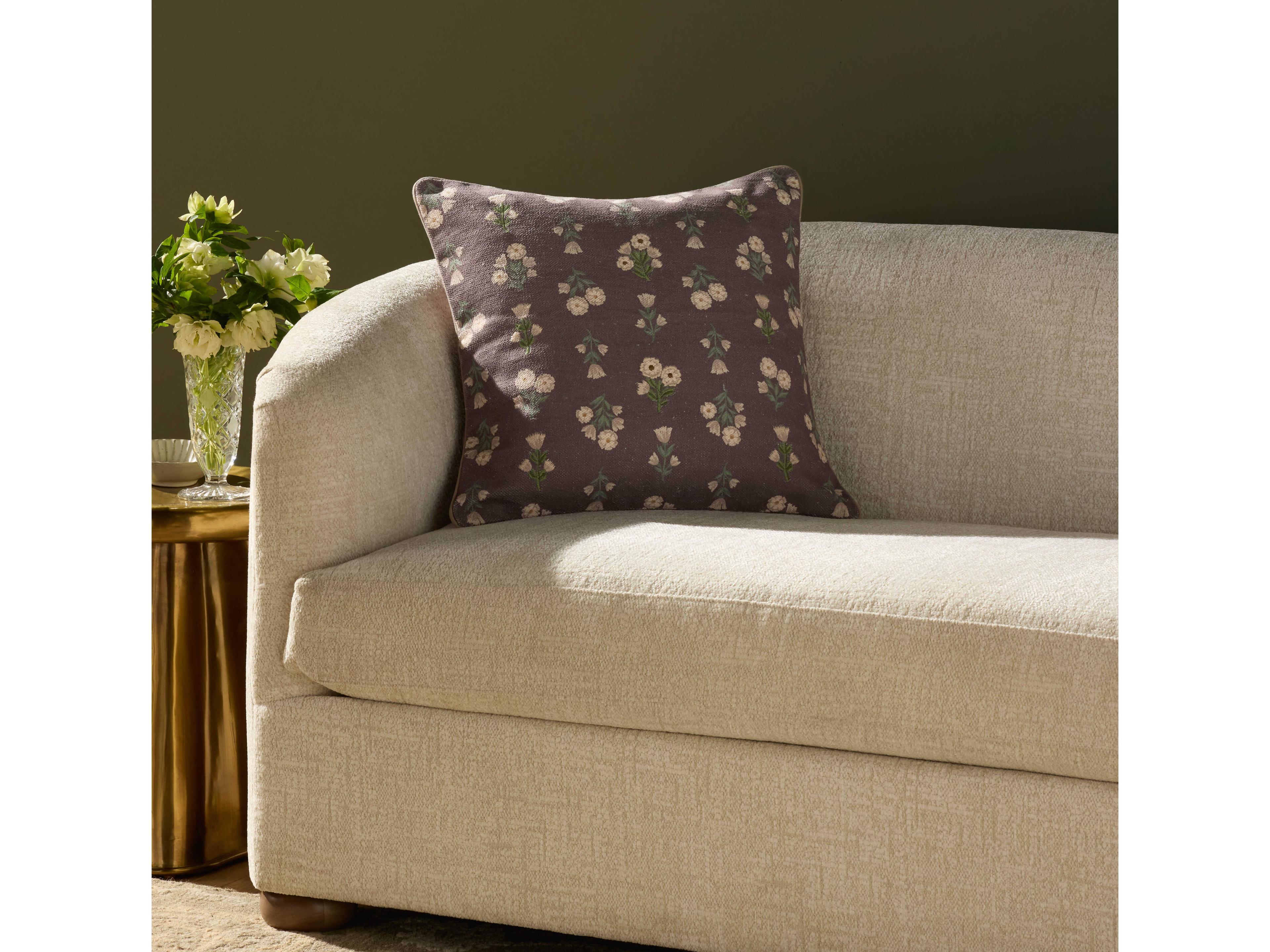 Loloi Rugs Chris Loves Julia Posie Mauve Multi Pillow