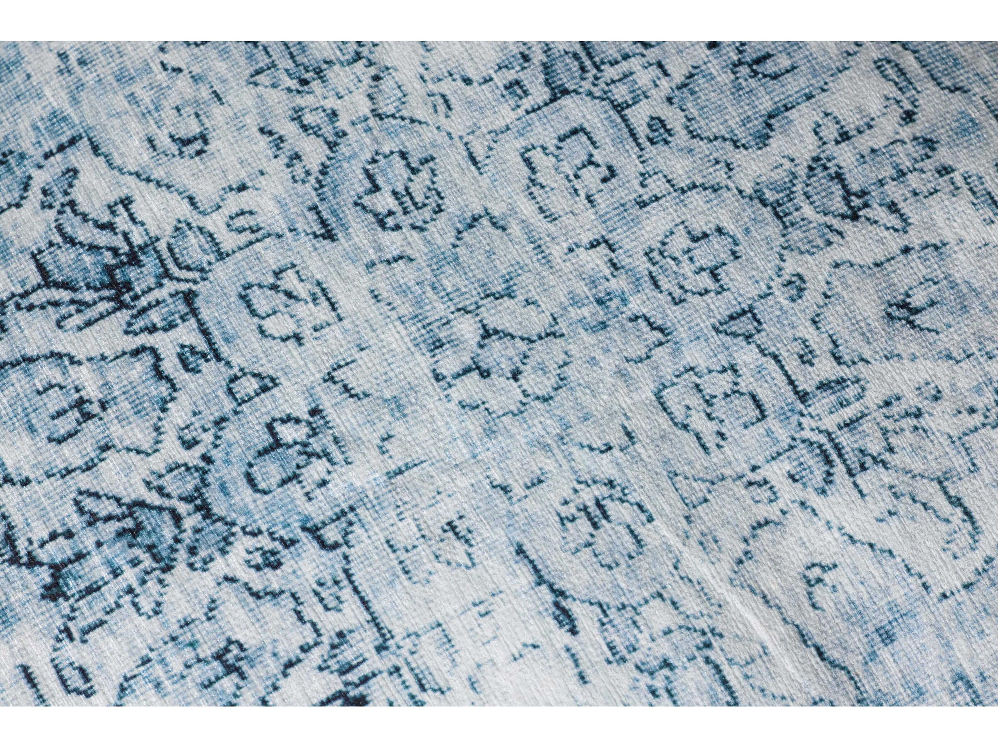 Loloi Rugs Slate Gray Upholstered Ottoman