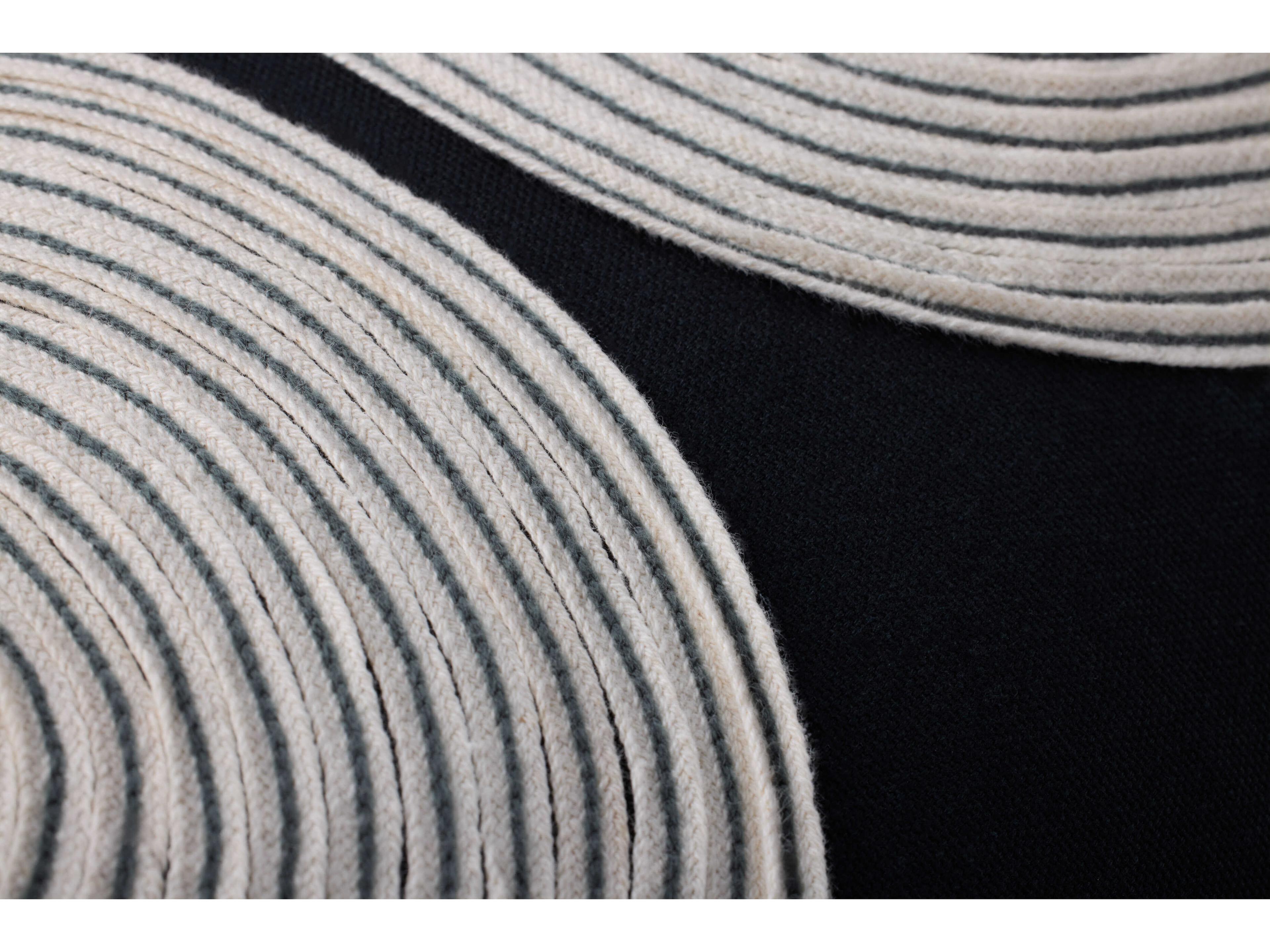 Loloi Rugs Black Natural 27" x 12" Pillow