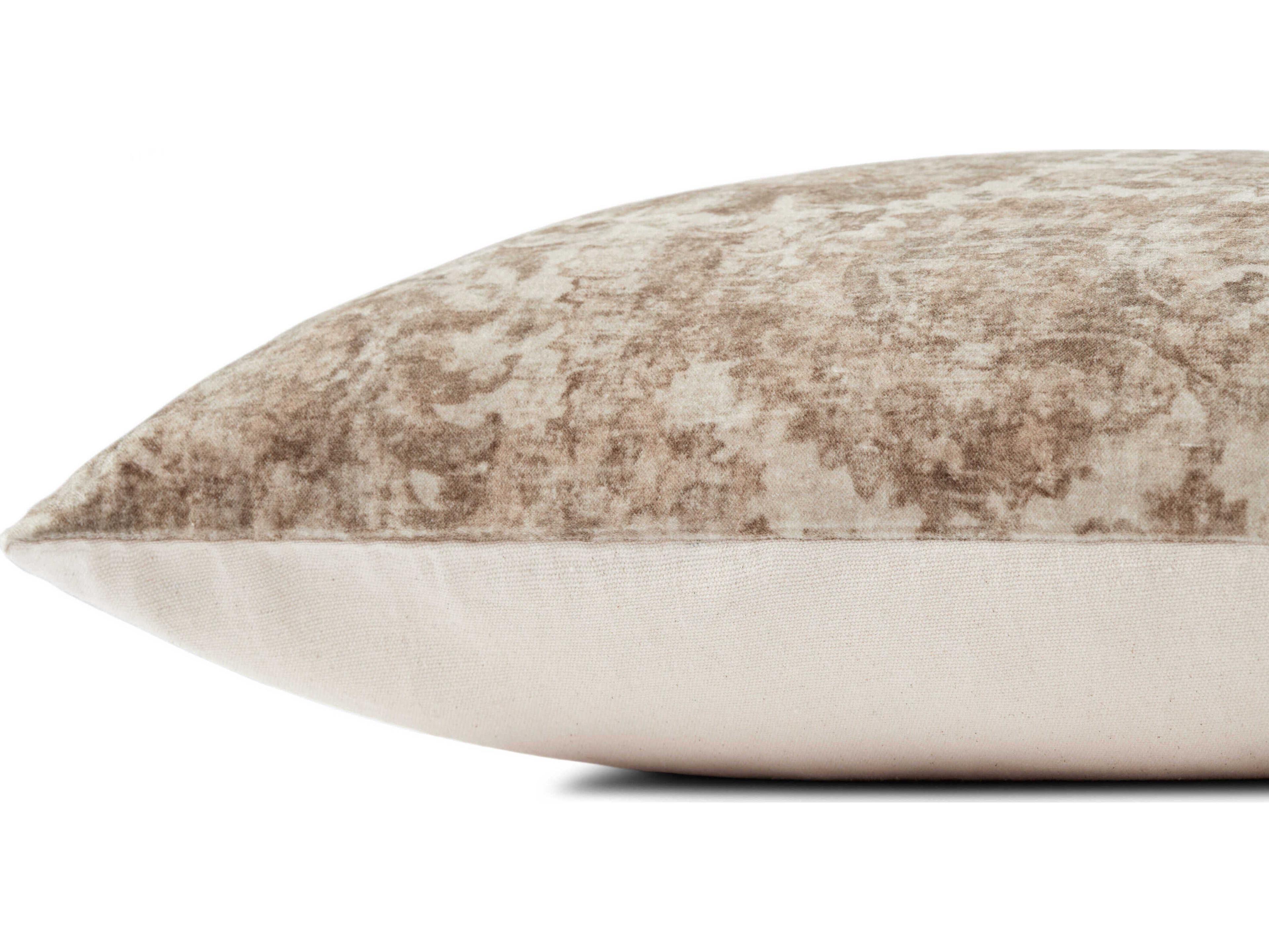 Loloi Rugs Natural 22" x 22" Pillow