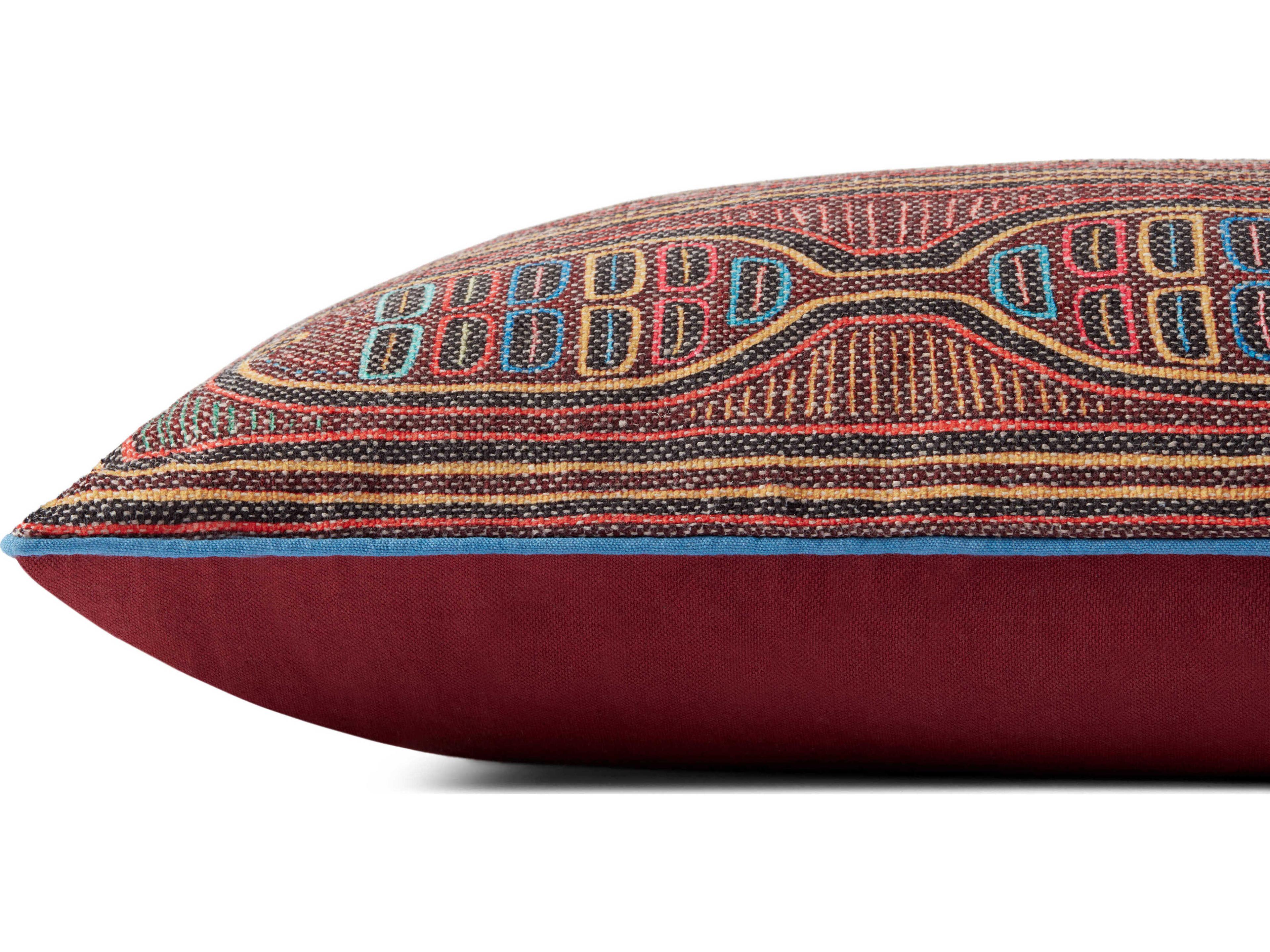 Loloi Rugs Berry / Multi 13" x 35" Pillow