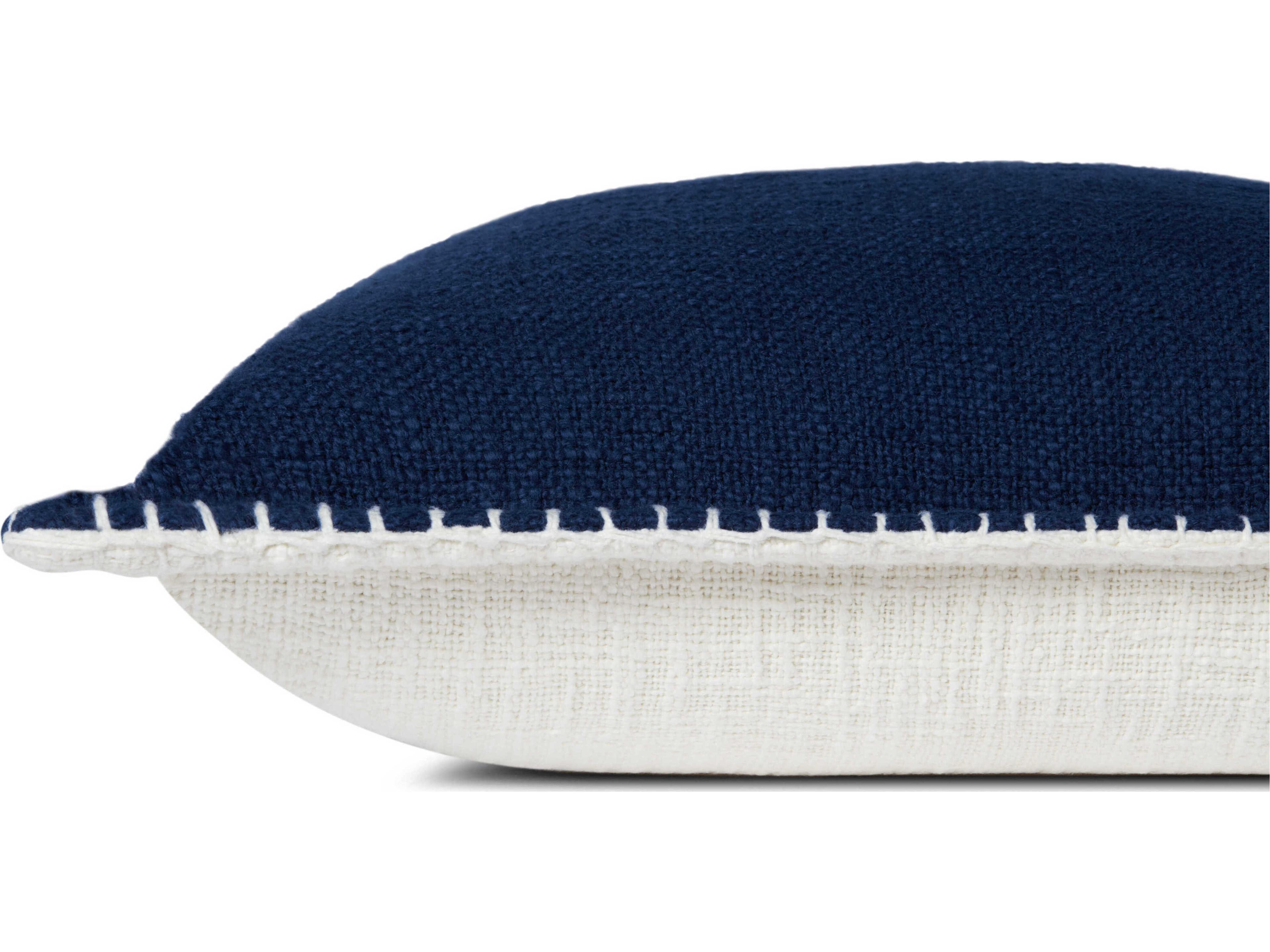Loloi Rugs Navy 13" x 21" Pillow