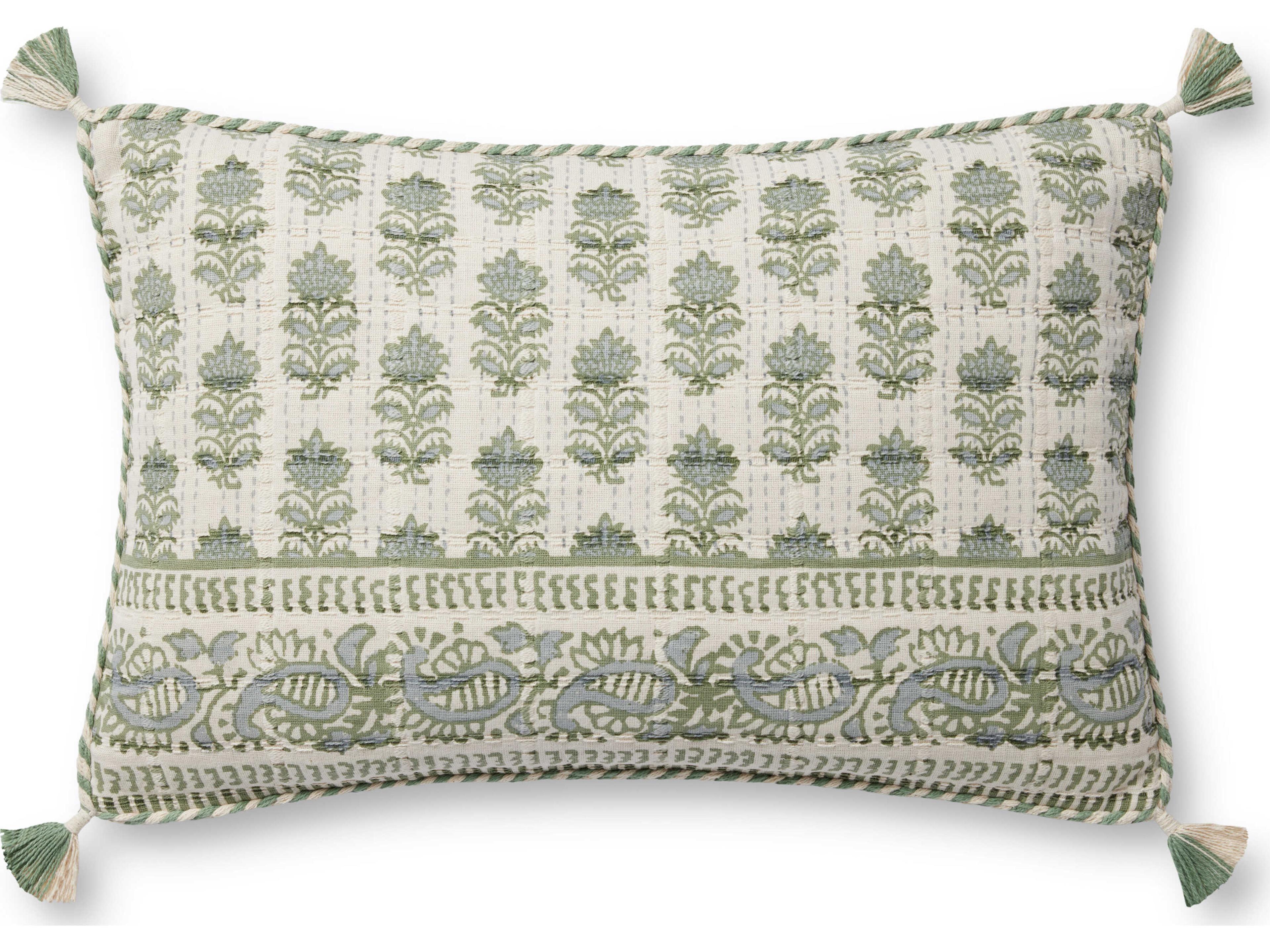 Sage / Ivory Pillow