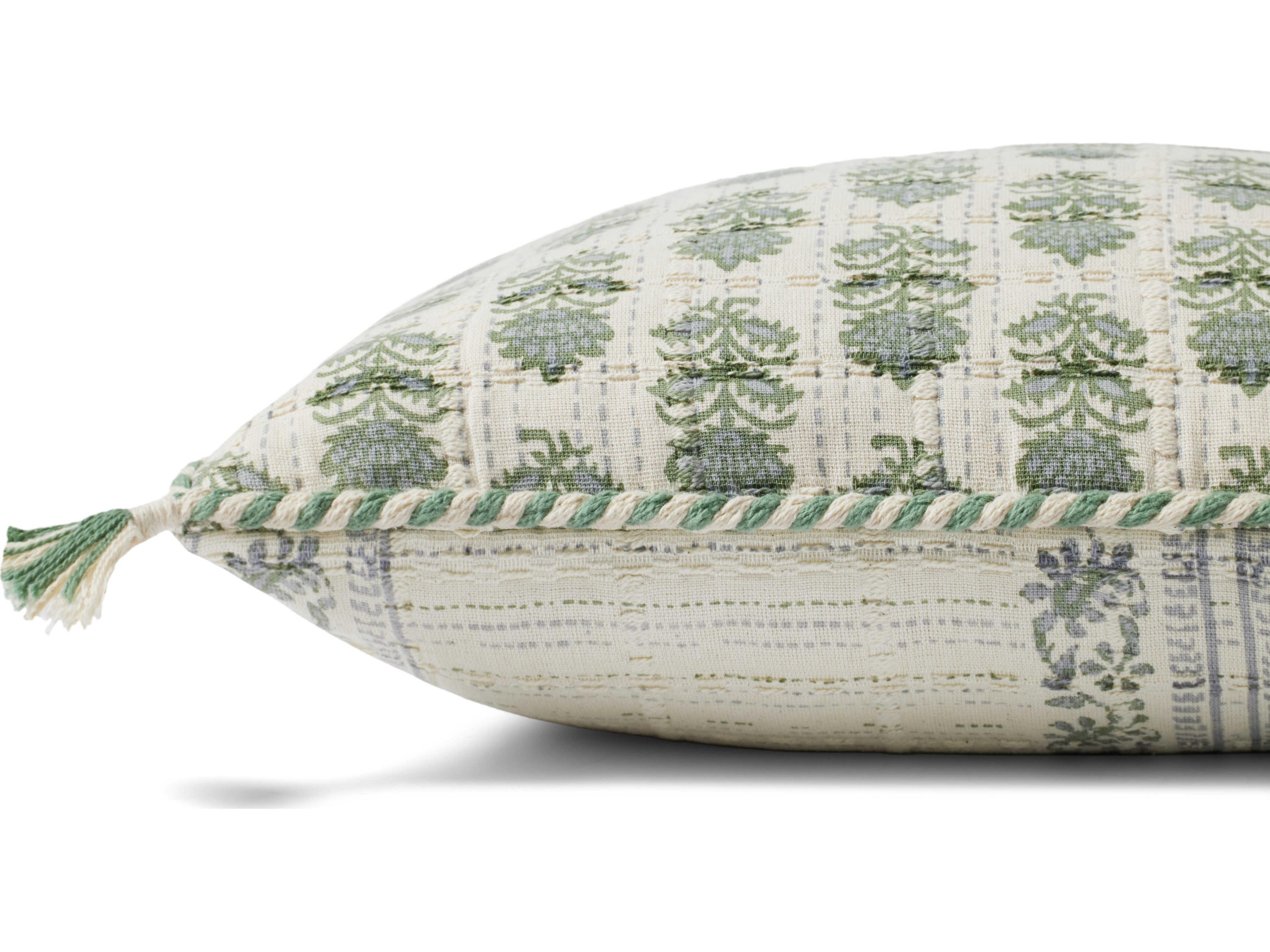 Loloi Rugs Sage / Ivory Pillow
