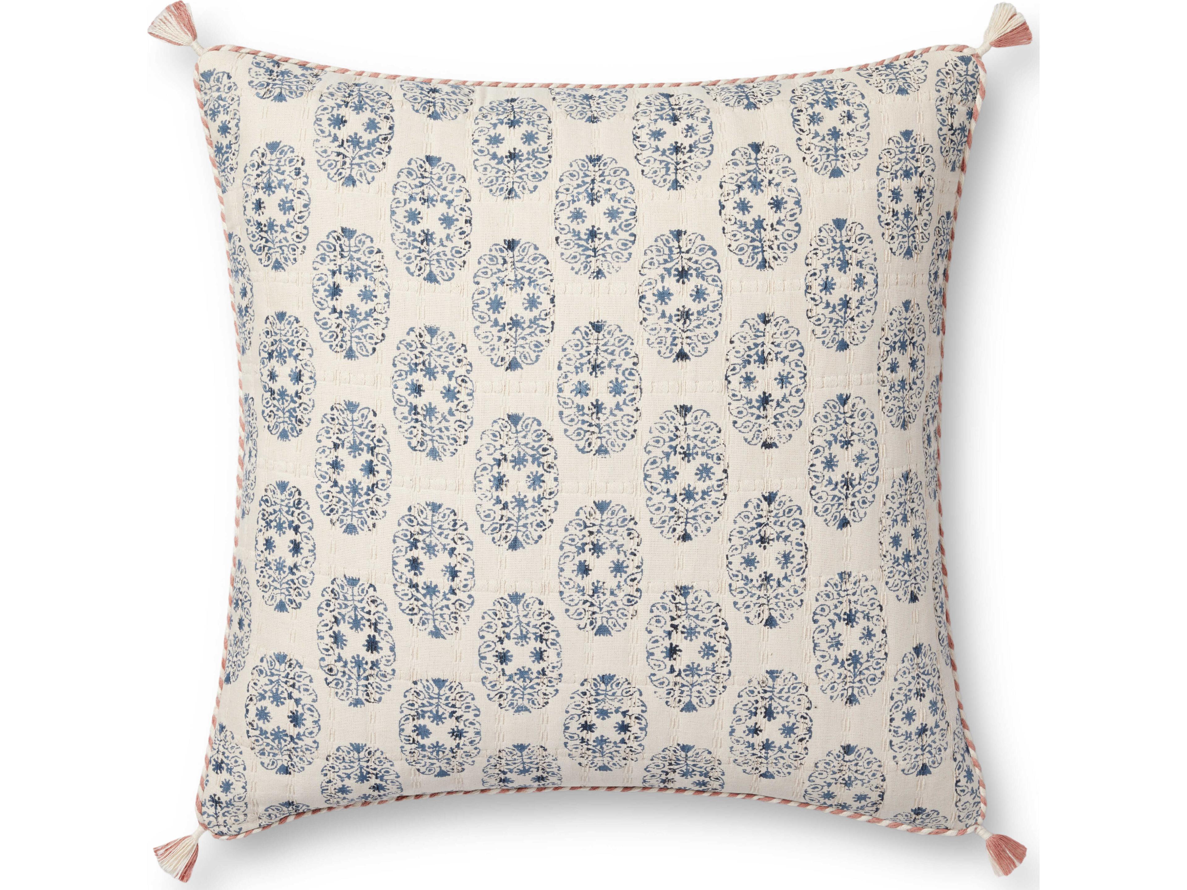 Loloi Rugs Pink / Multi Pillow