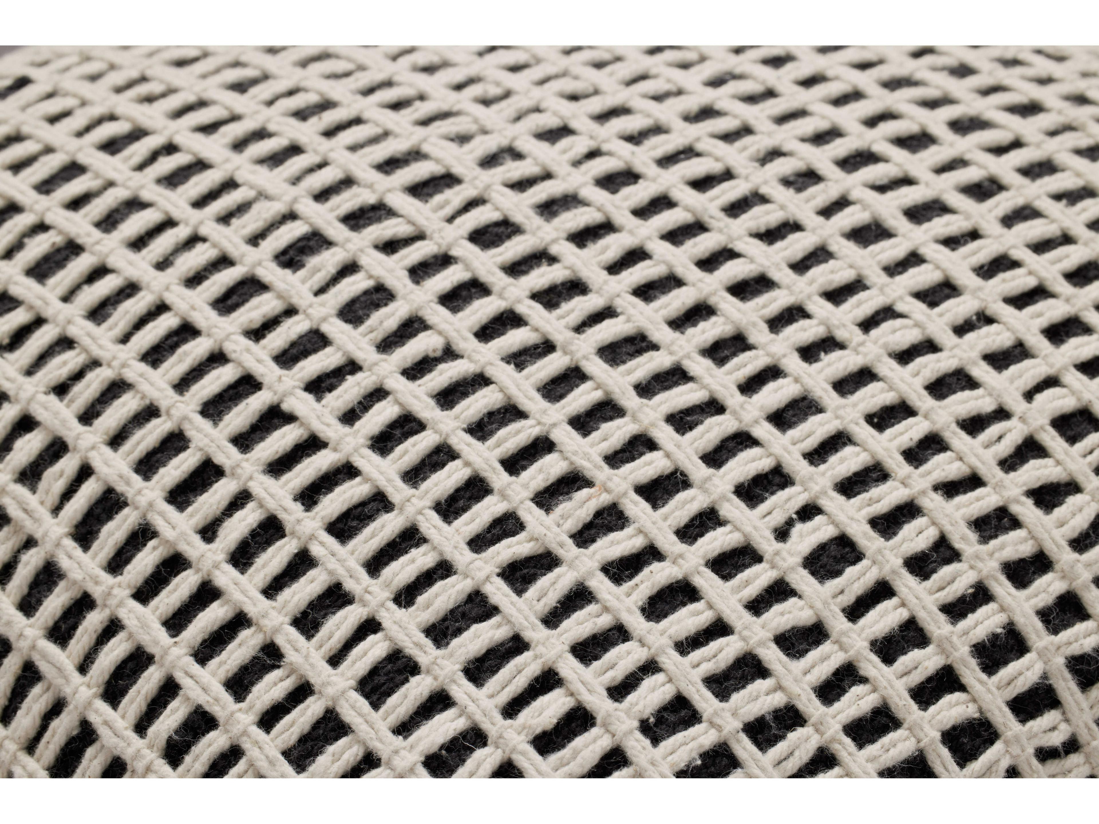 Loloi Rugs Black / Ivory Pillow