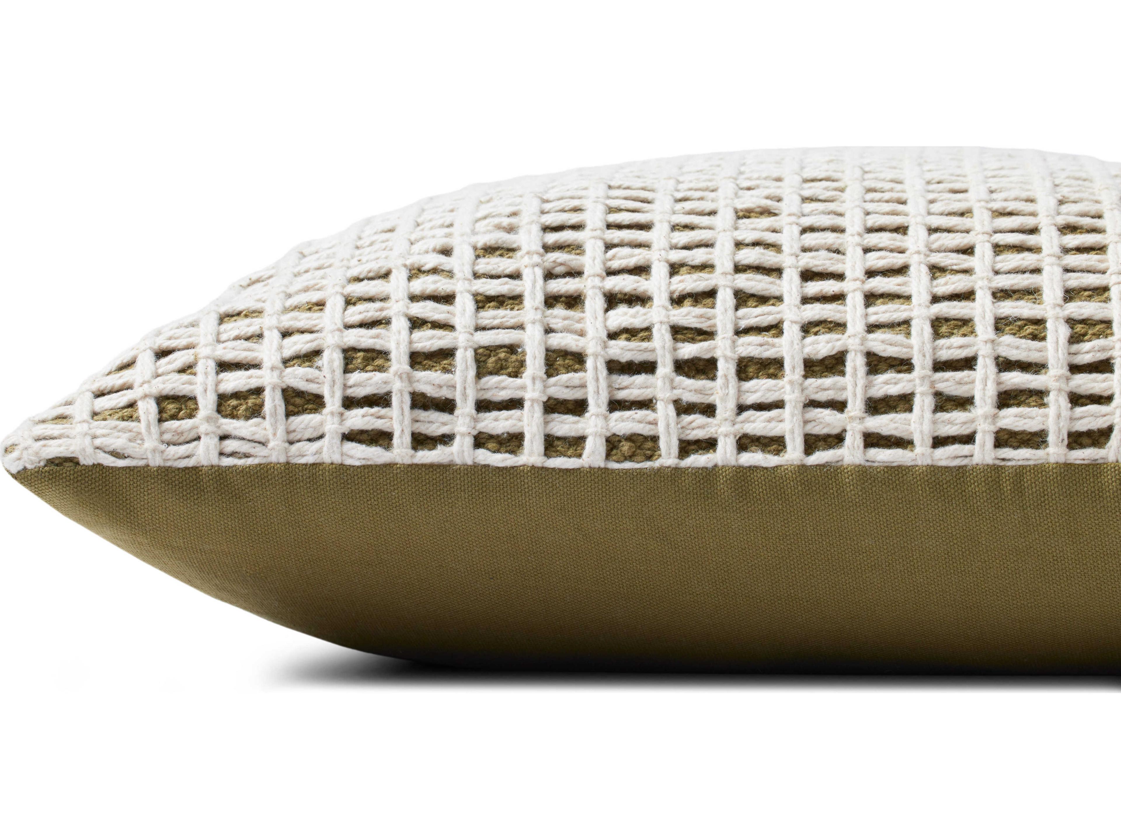 Loloi Rugs Green / Ivory Pillow