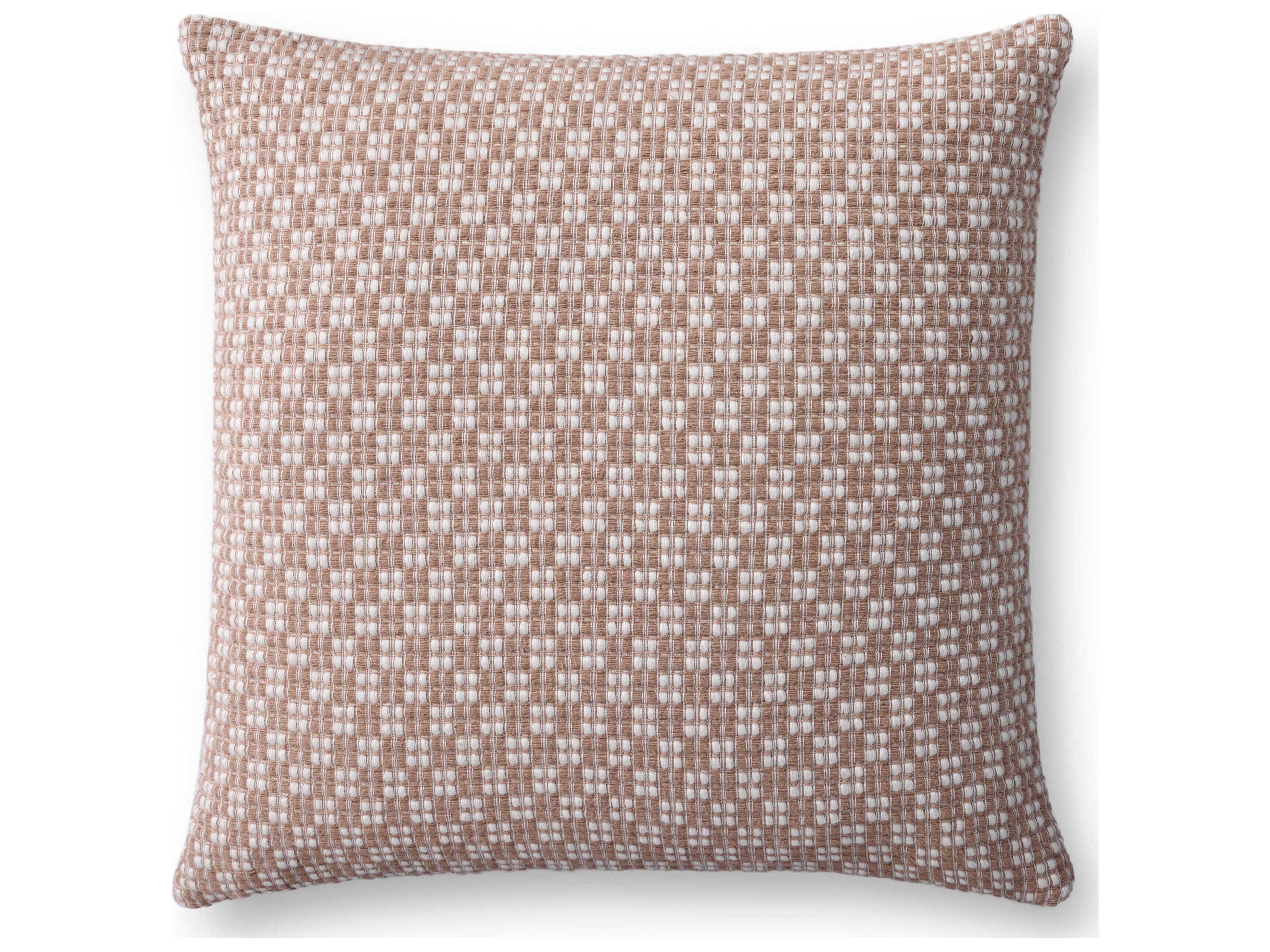 Ivory Brown 18" x 18" Pillow