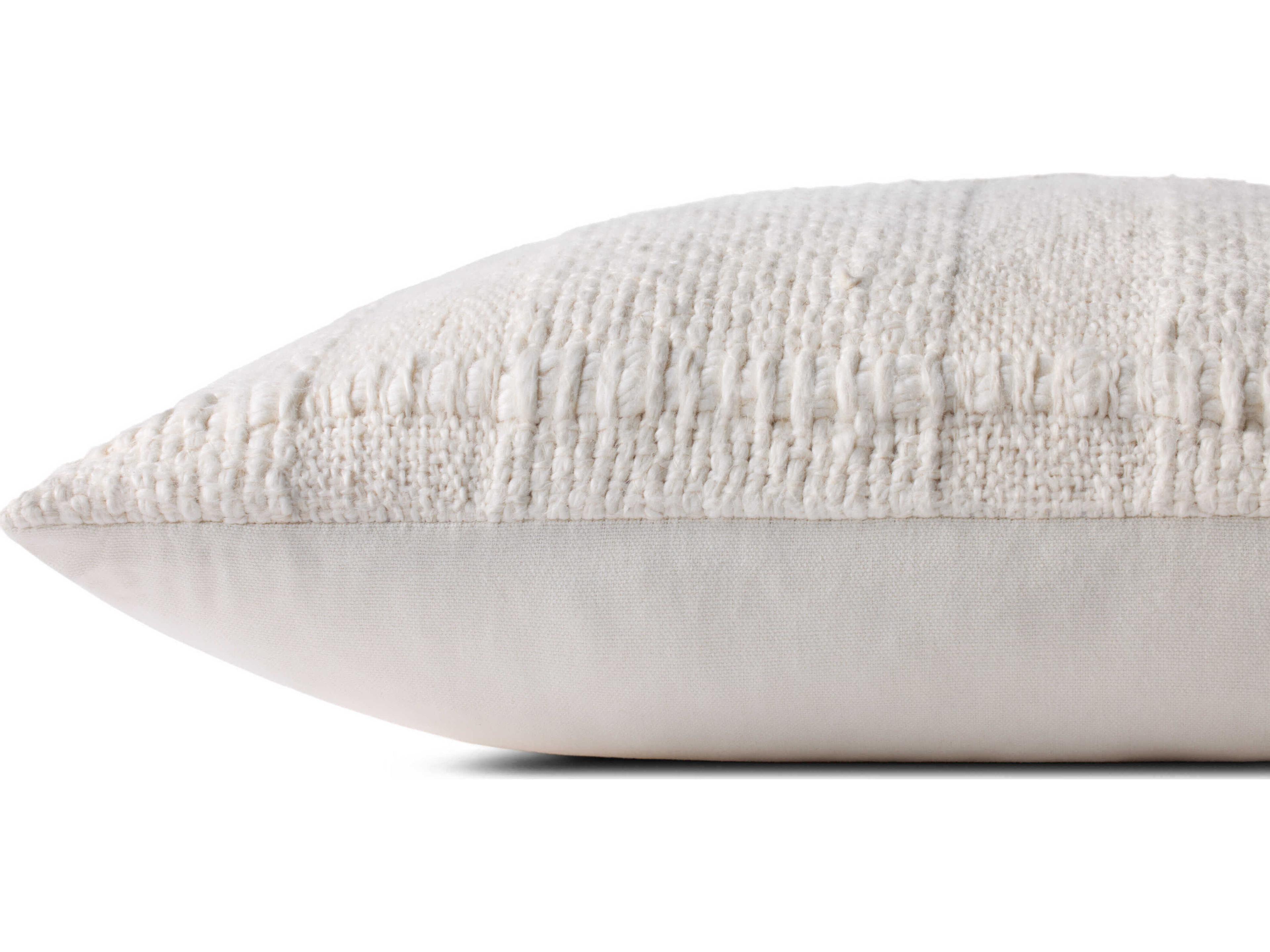 Loloi Rugs Ivory 26" x 16" Pillow