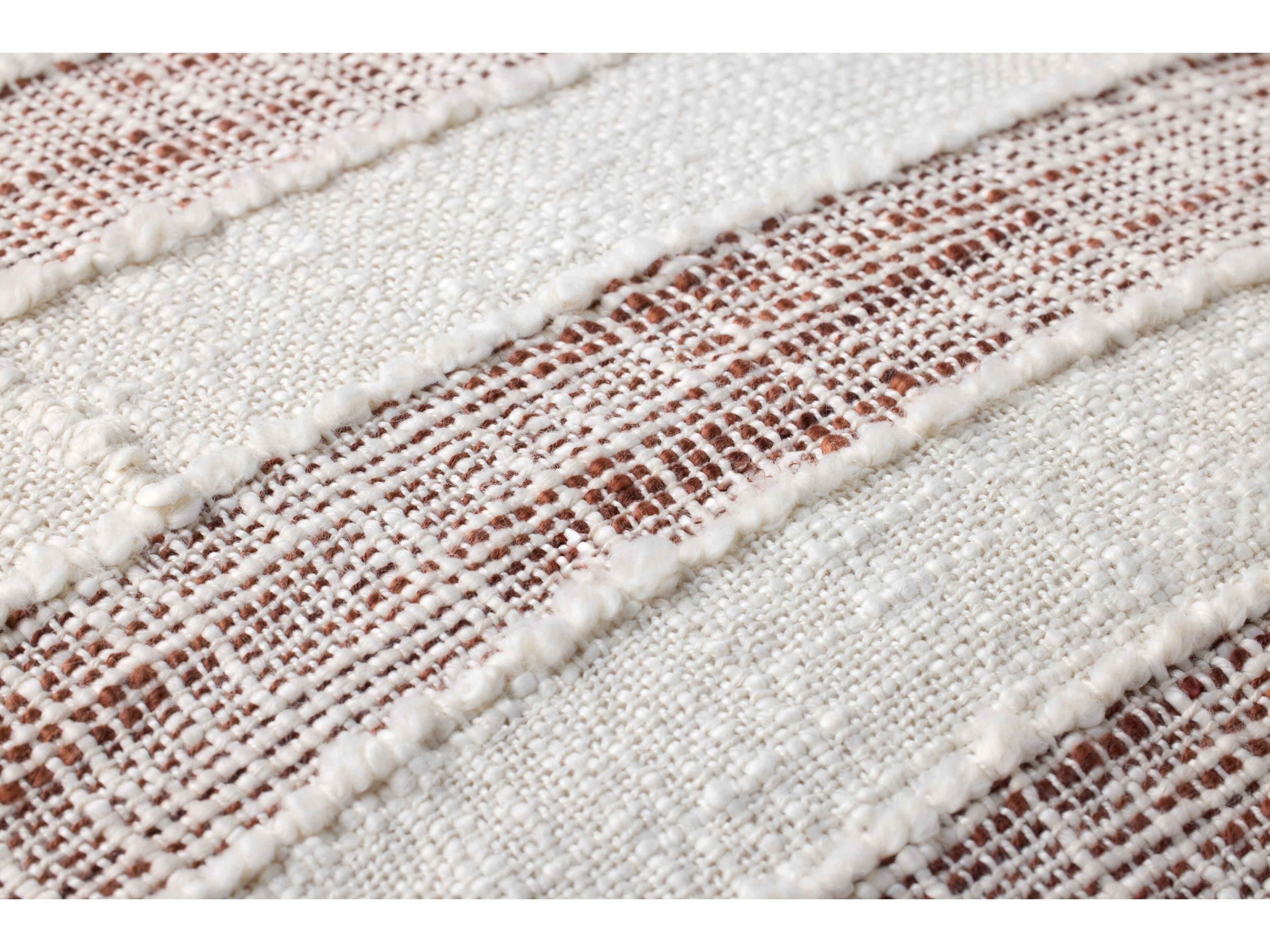 Loloi Rugs Rust Ivory 22" x 22" Pillow