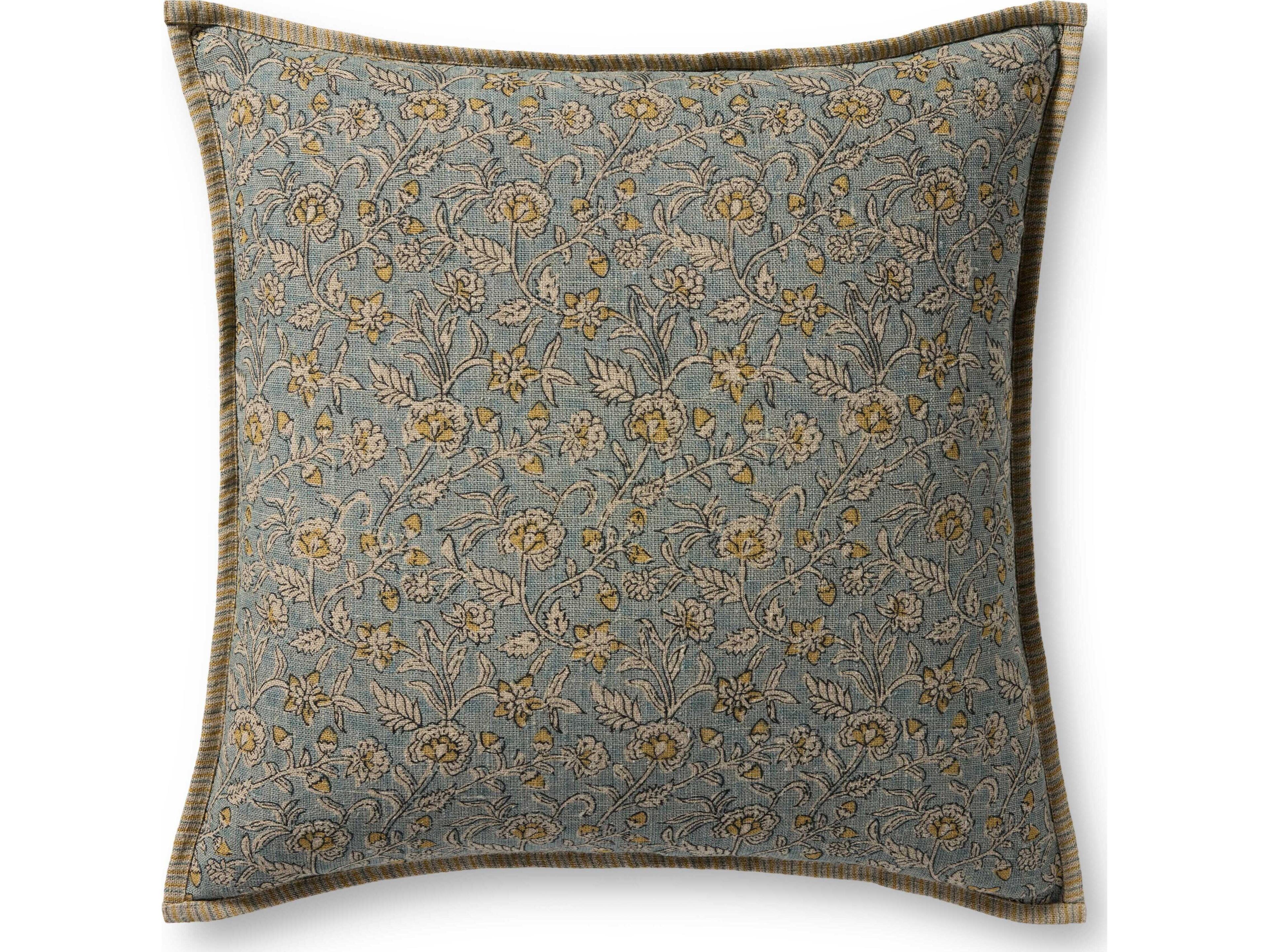 Light Blue / Multi Pillow