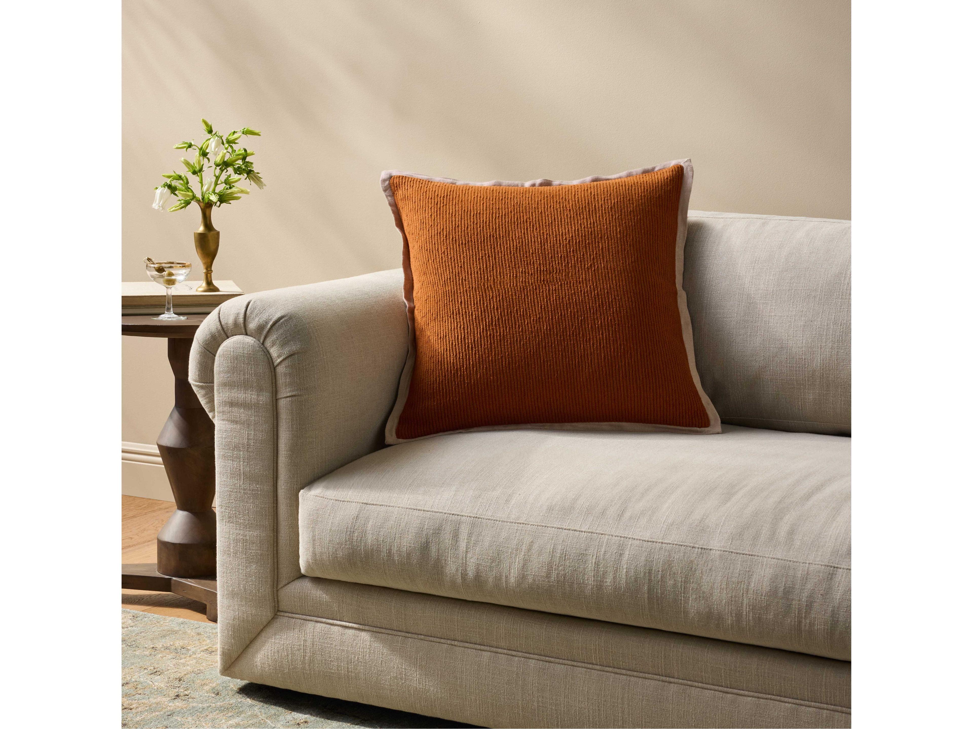 Loloi Rugs Rust Pillow