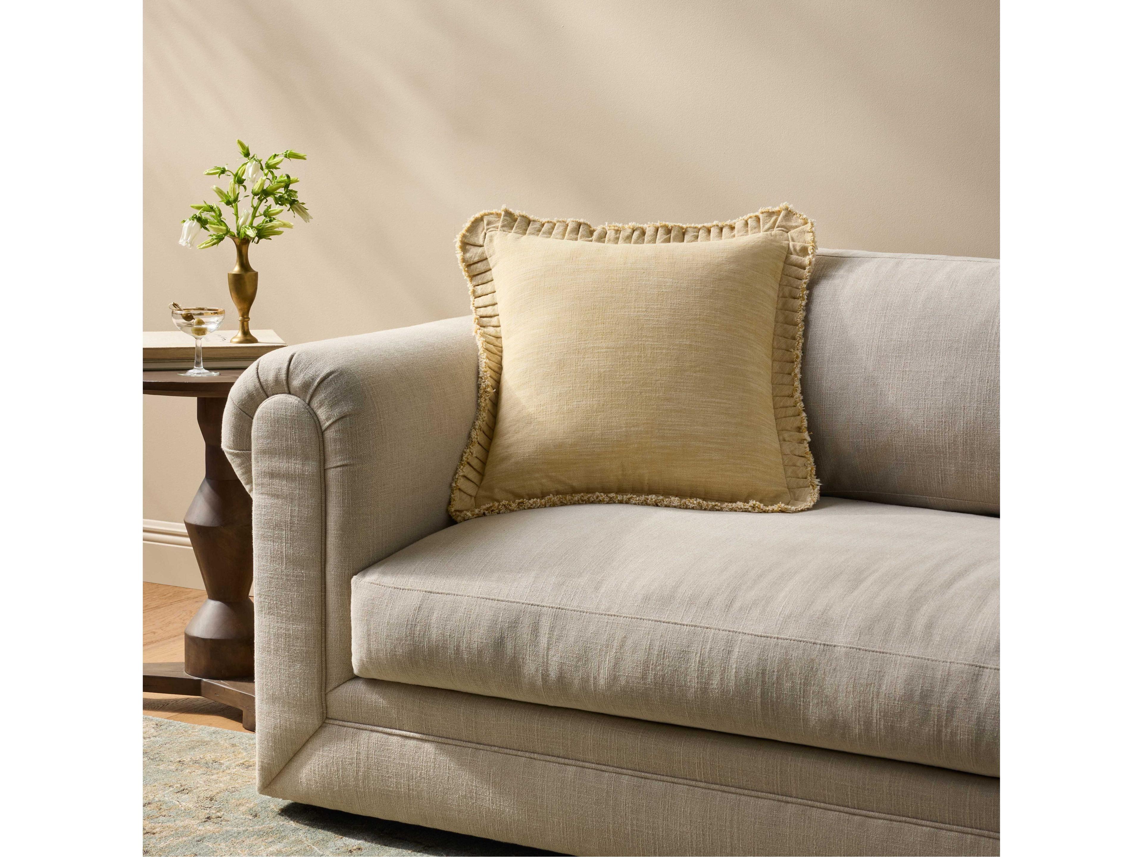 Loloi Rugs Yellow Pillow