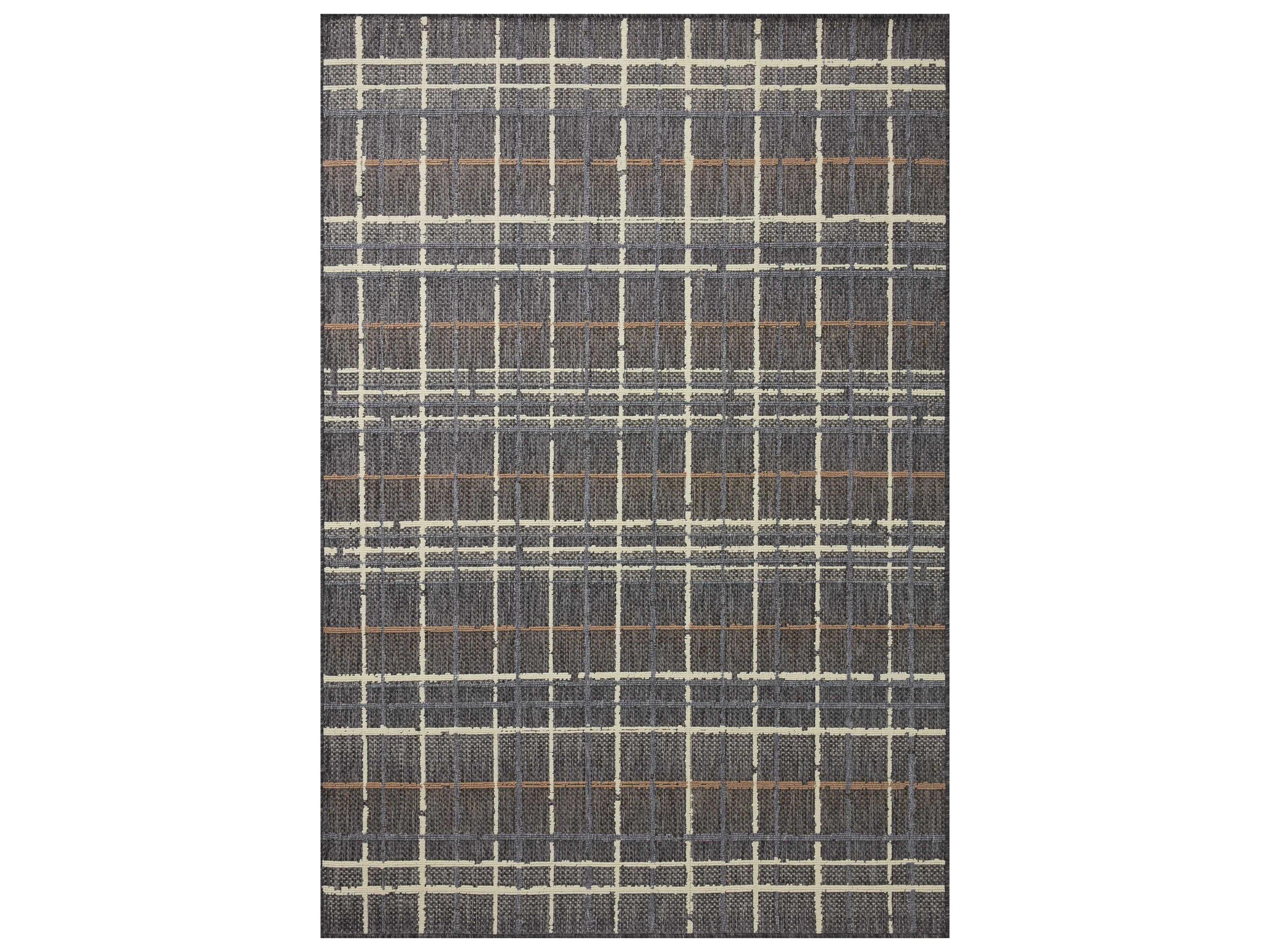 Rainier Indoor Outdoor Area Rug Charcoal Multi
