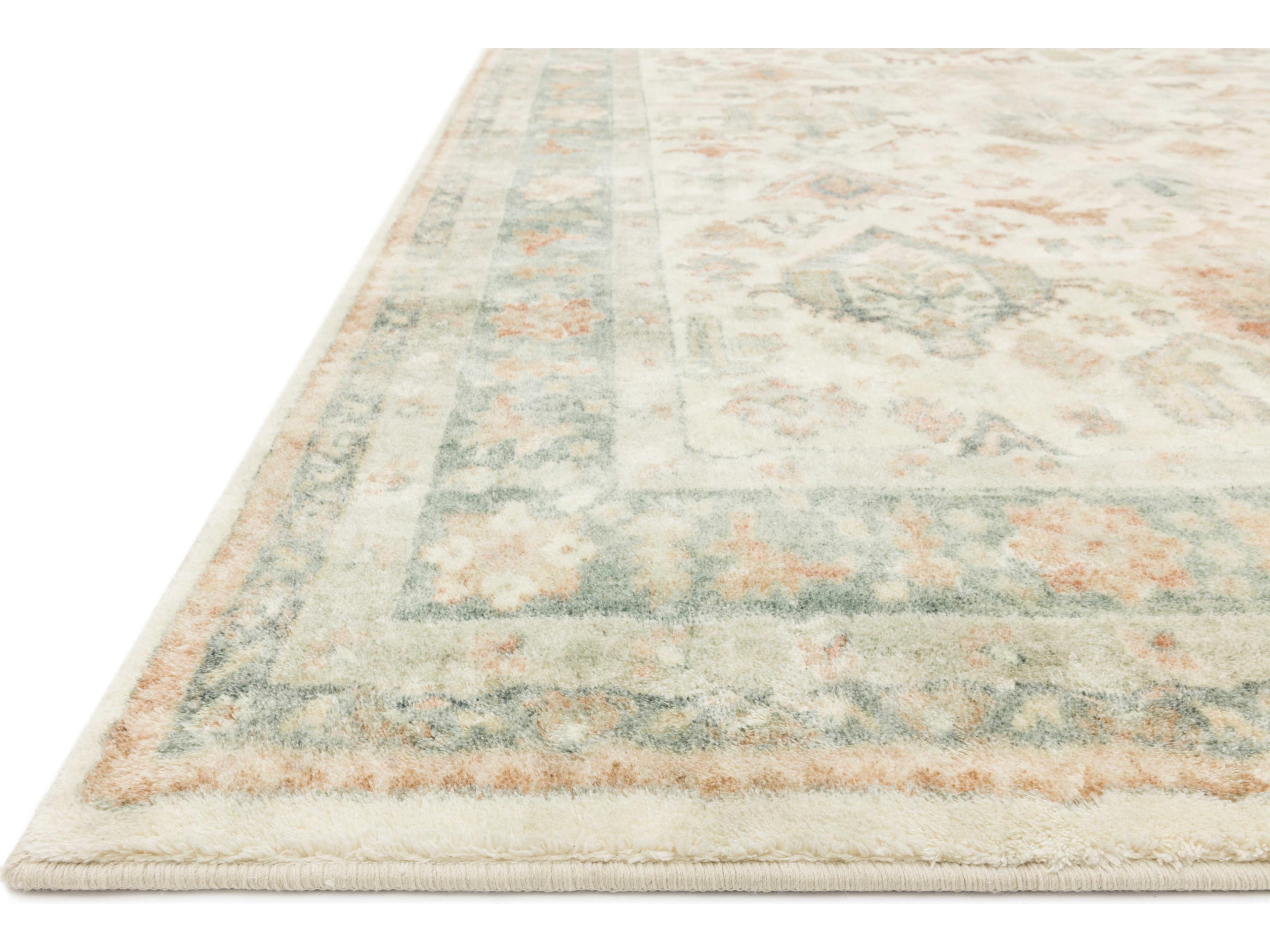 Loloi Rugs Rosette Bordered Runner Area Rug