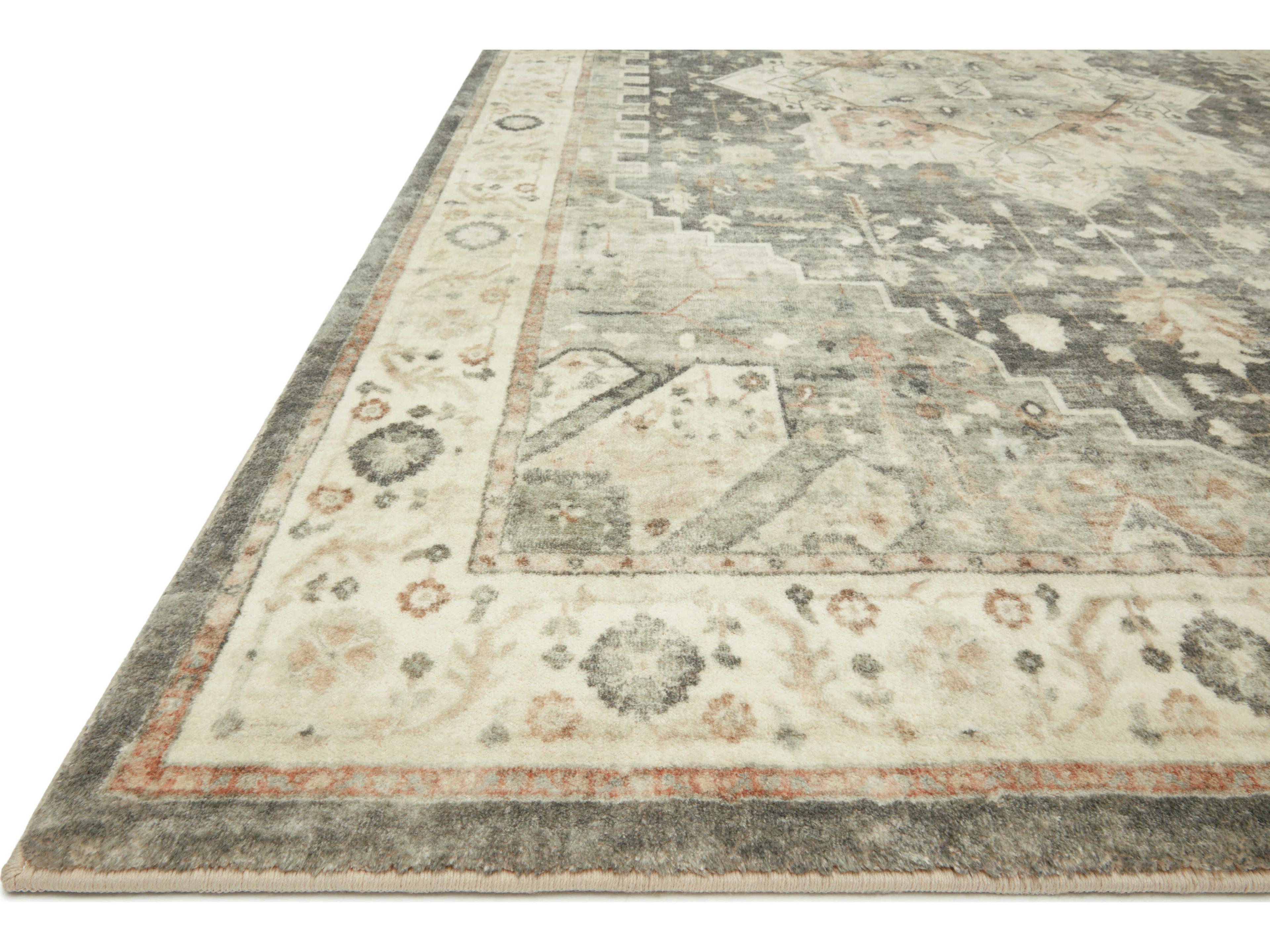 Loloi Rugs Rosette Bordered Runner Area Rug