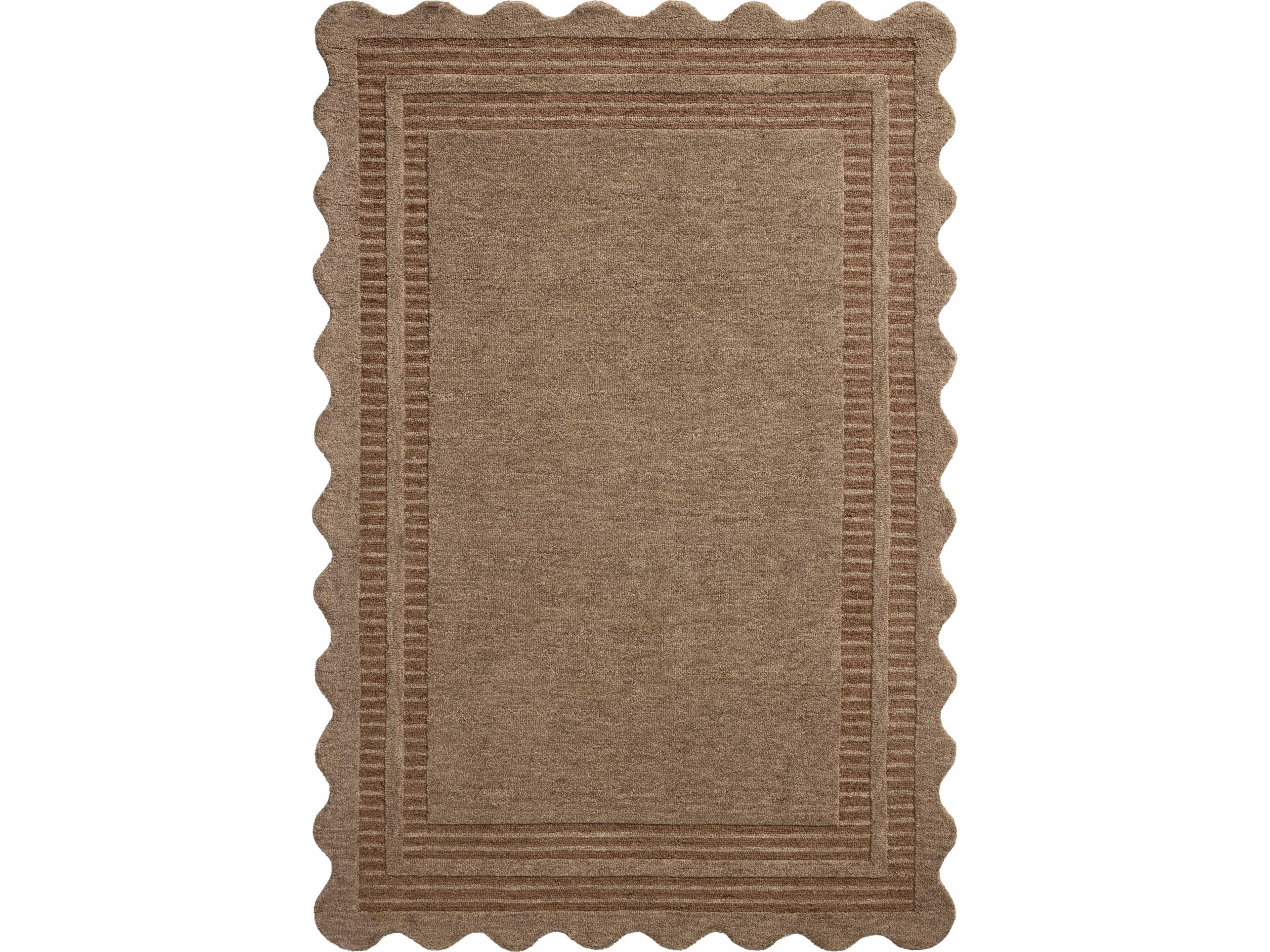 Scottie Area Rug Mocha Clay Hand-Tufted Wool