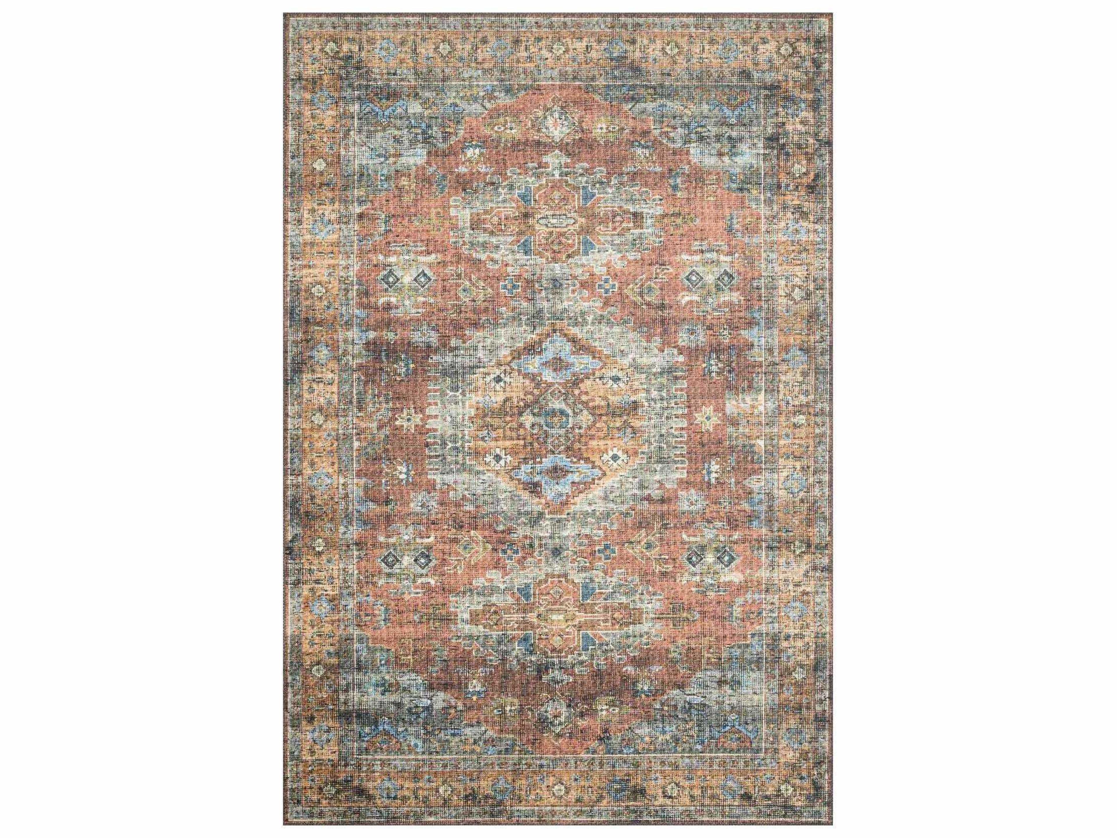 Skye Bordered Runner Area Rug