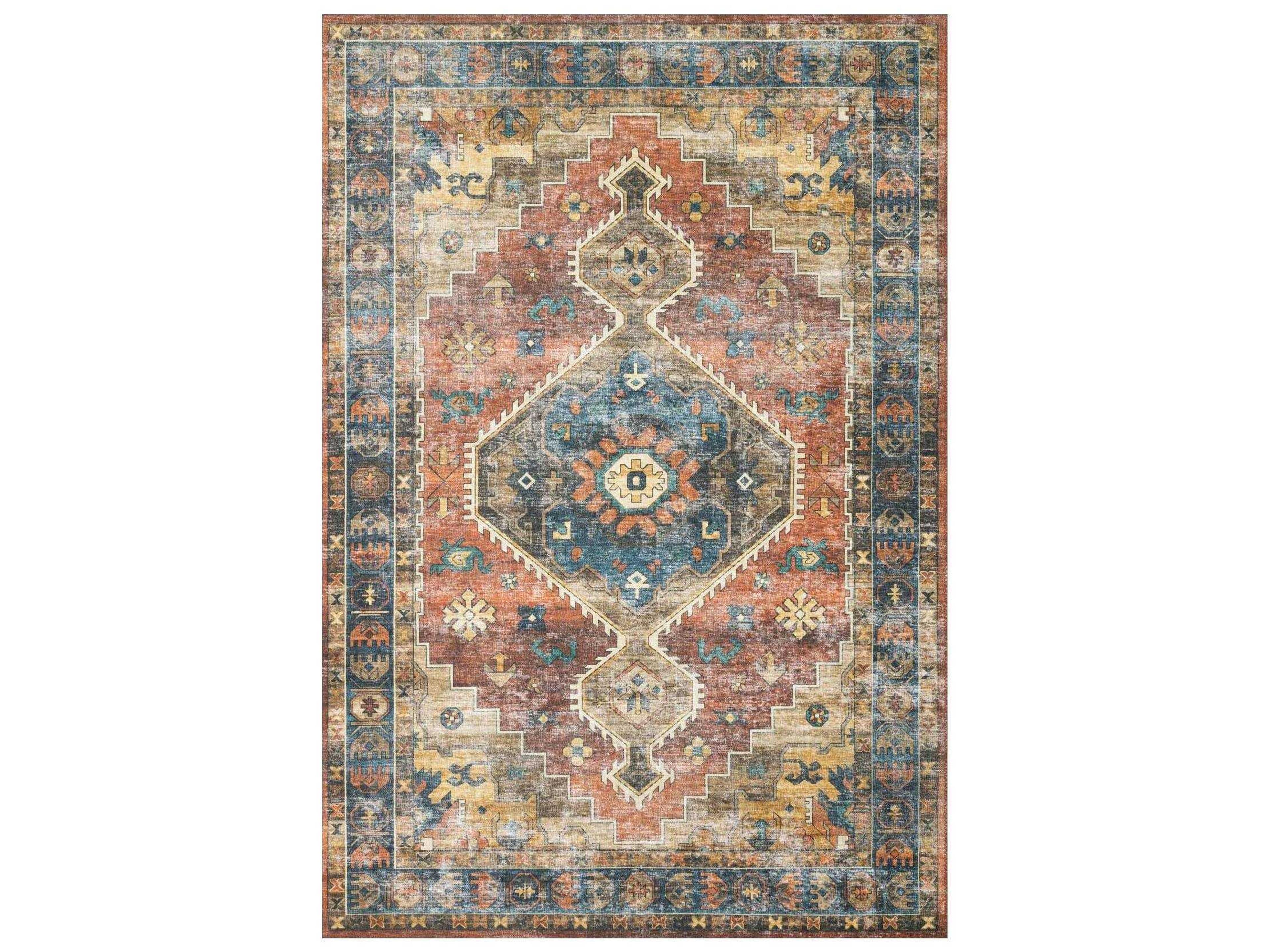 Skye Bordered Runner Area Rug