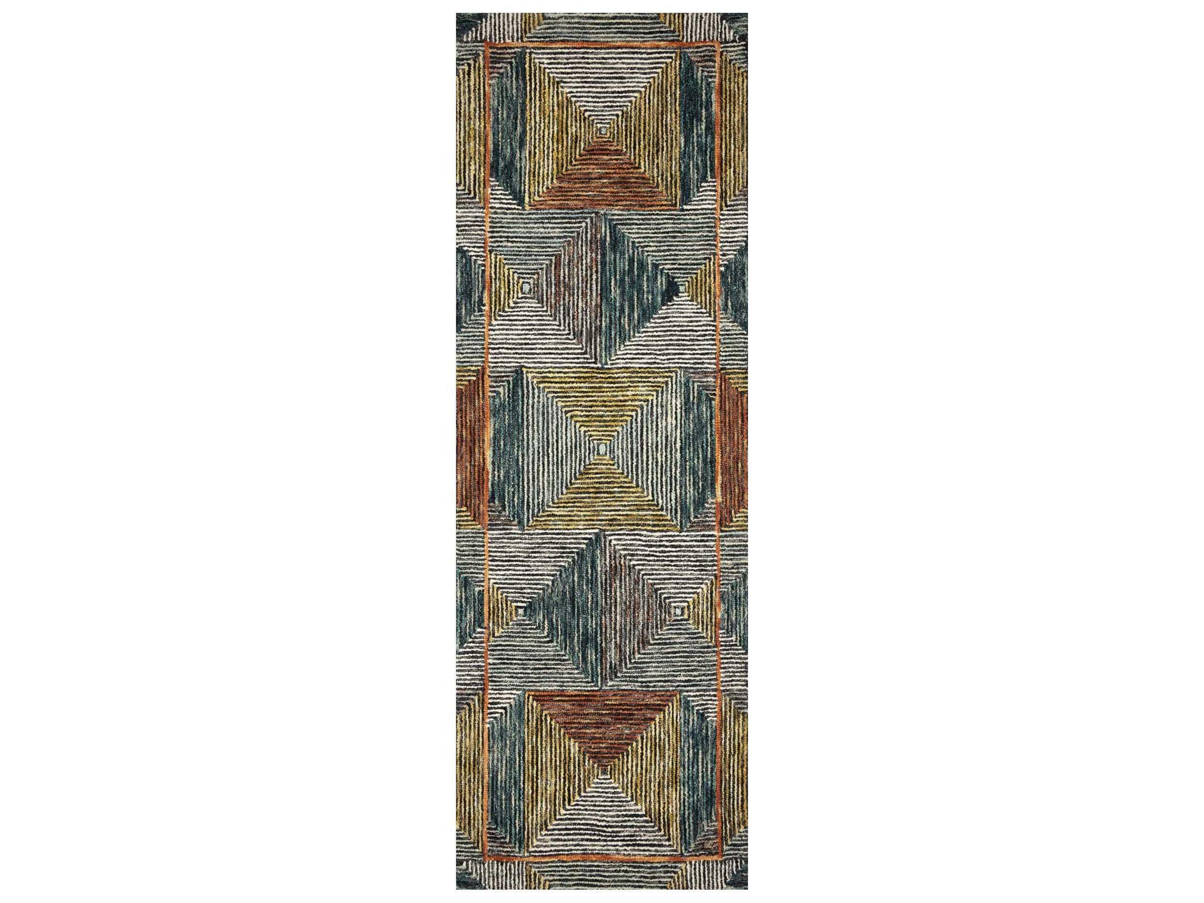 Loloi Rugs Spectrum Bordered Runner Area Rug