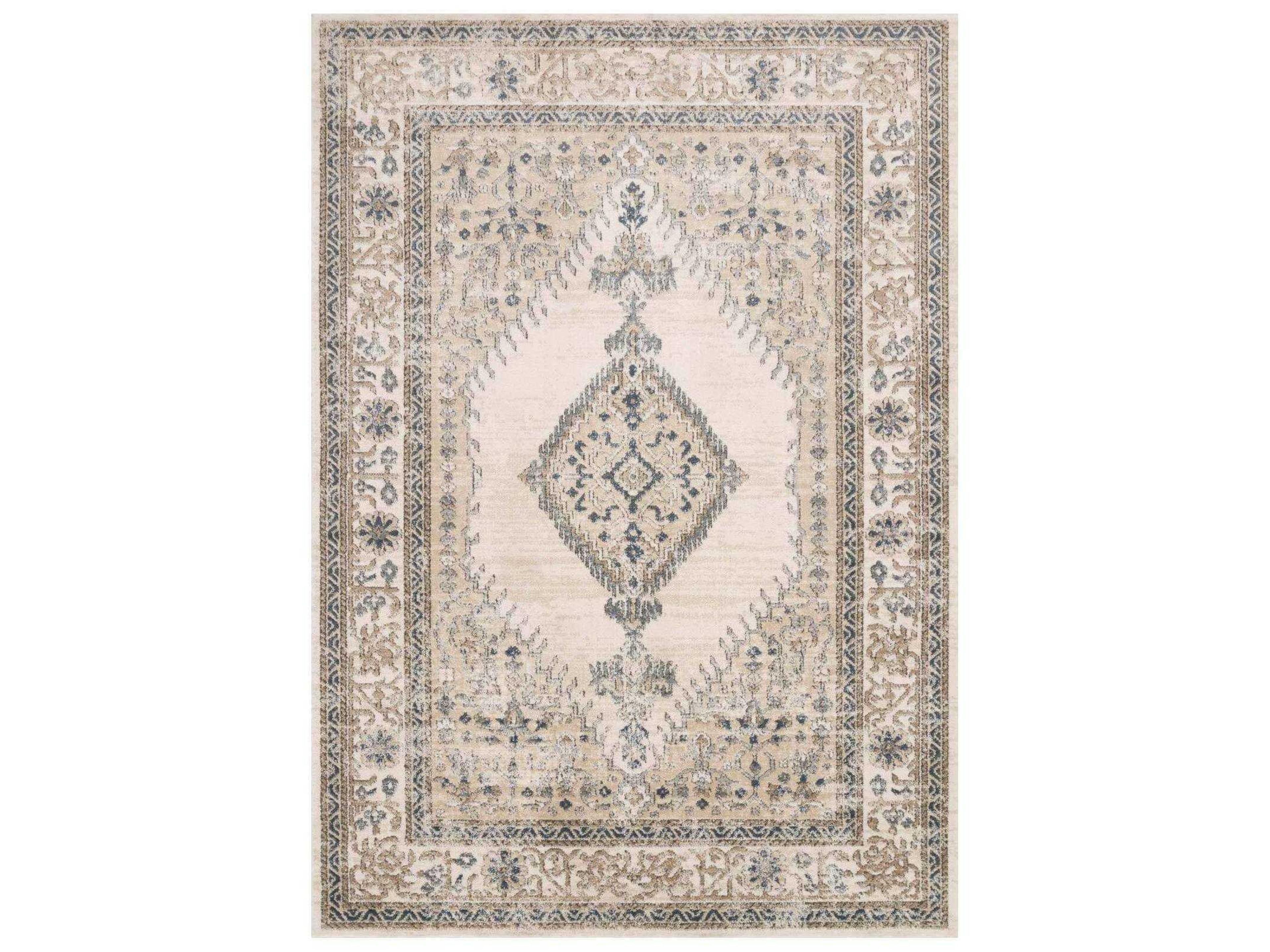 Teagan Bordered Runner Area Rug