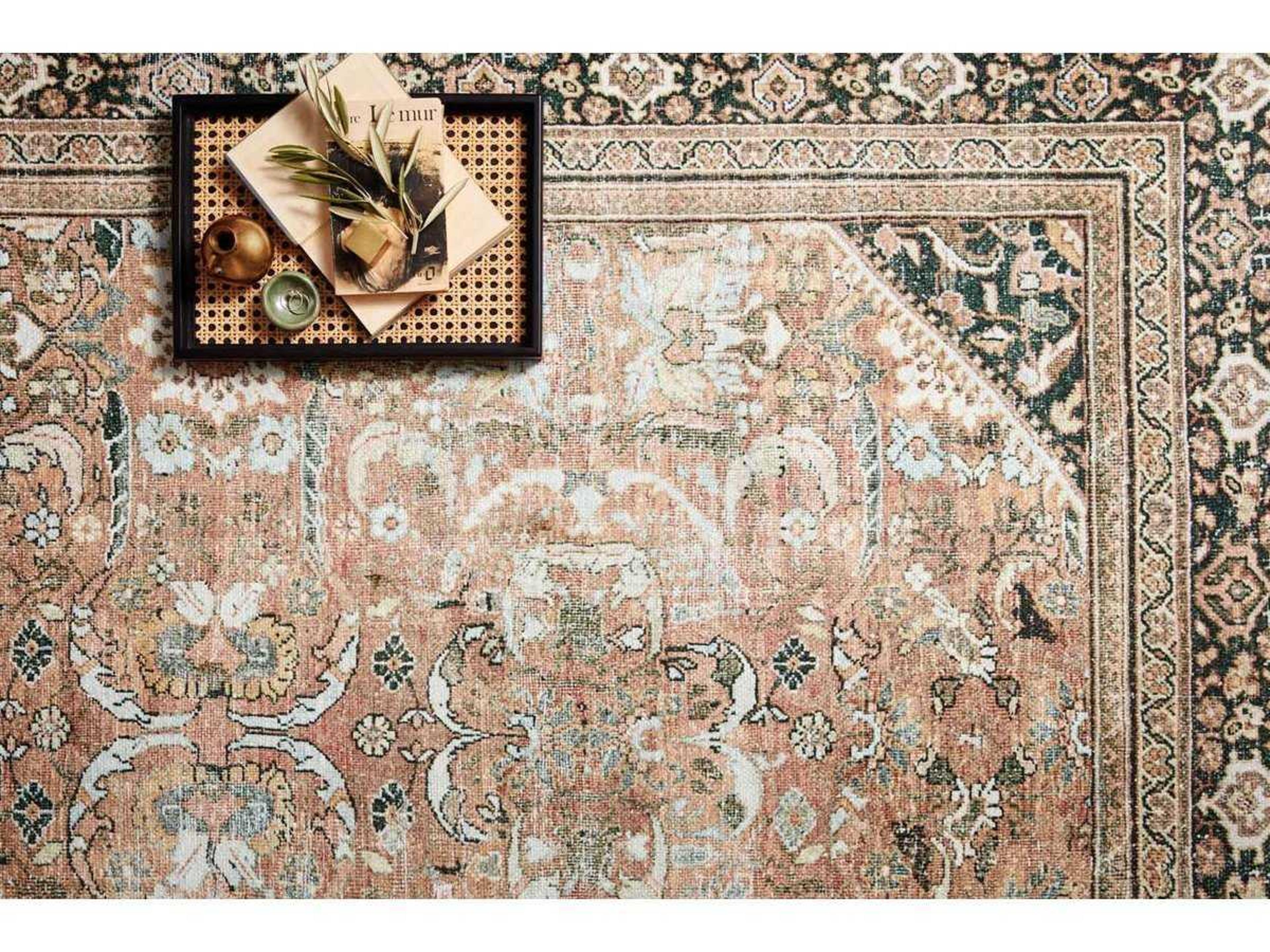 Loloi Rugs Wynter Bordered Runner Area Rug