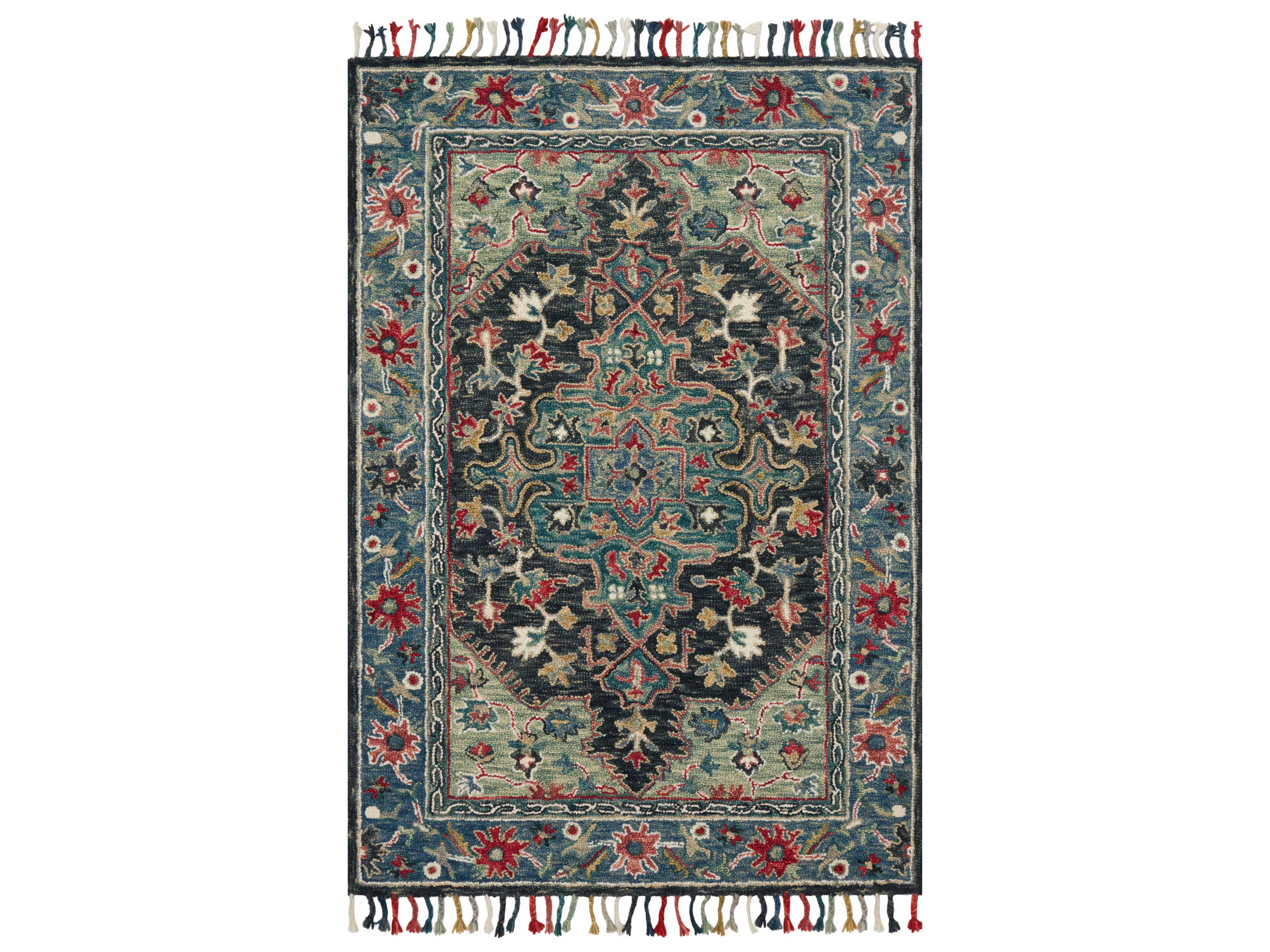 Zharah Bordered Area Rug