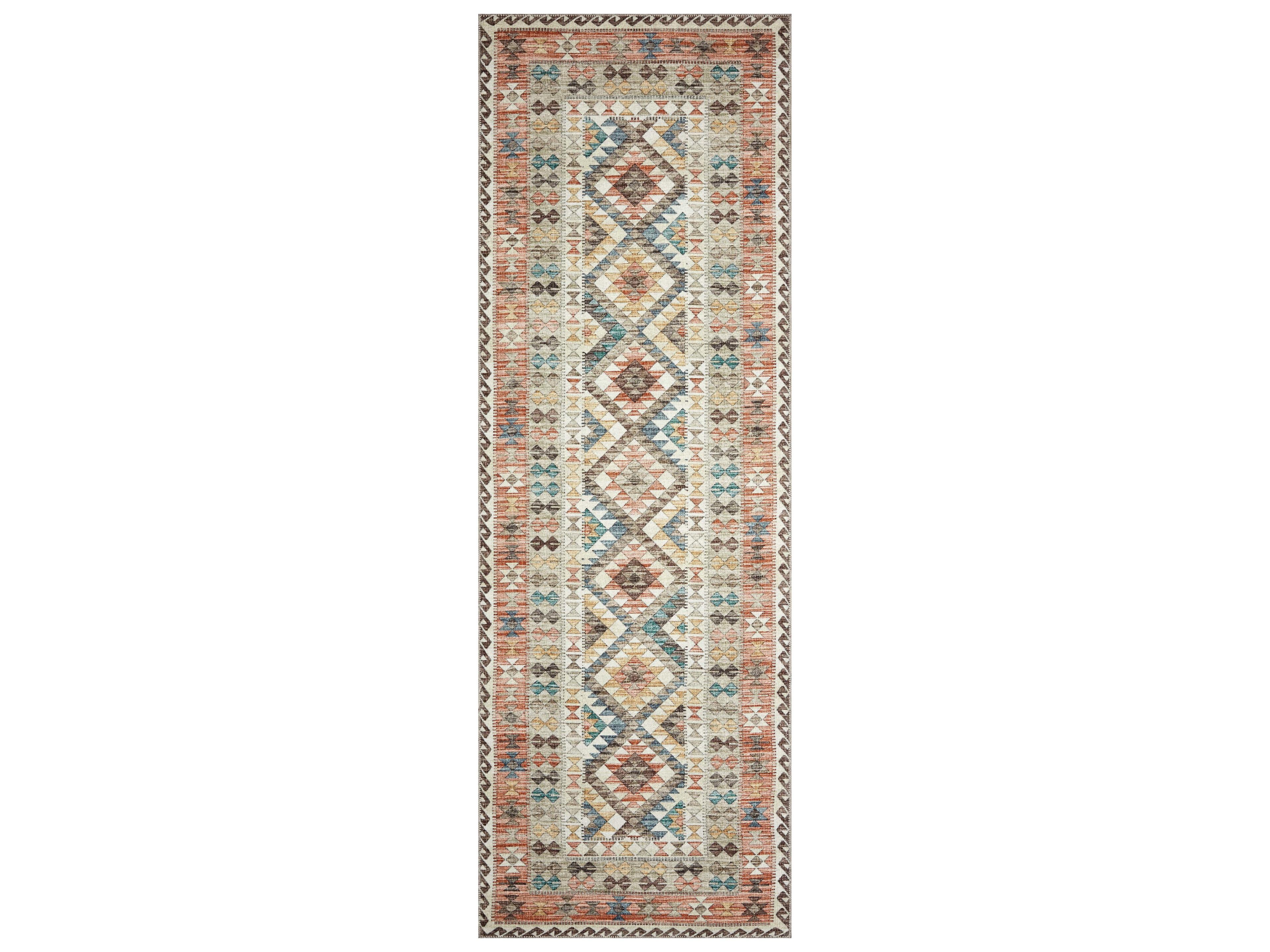 Loloi Rugs Zion Bordered Runner Area Rug
