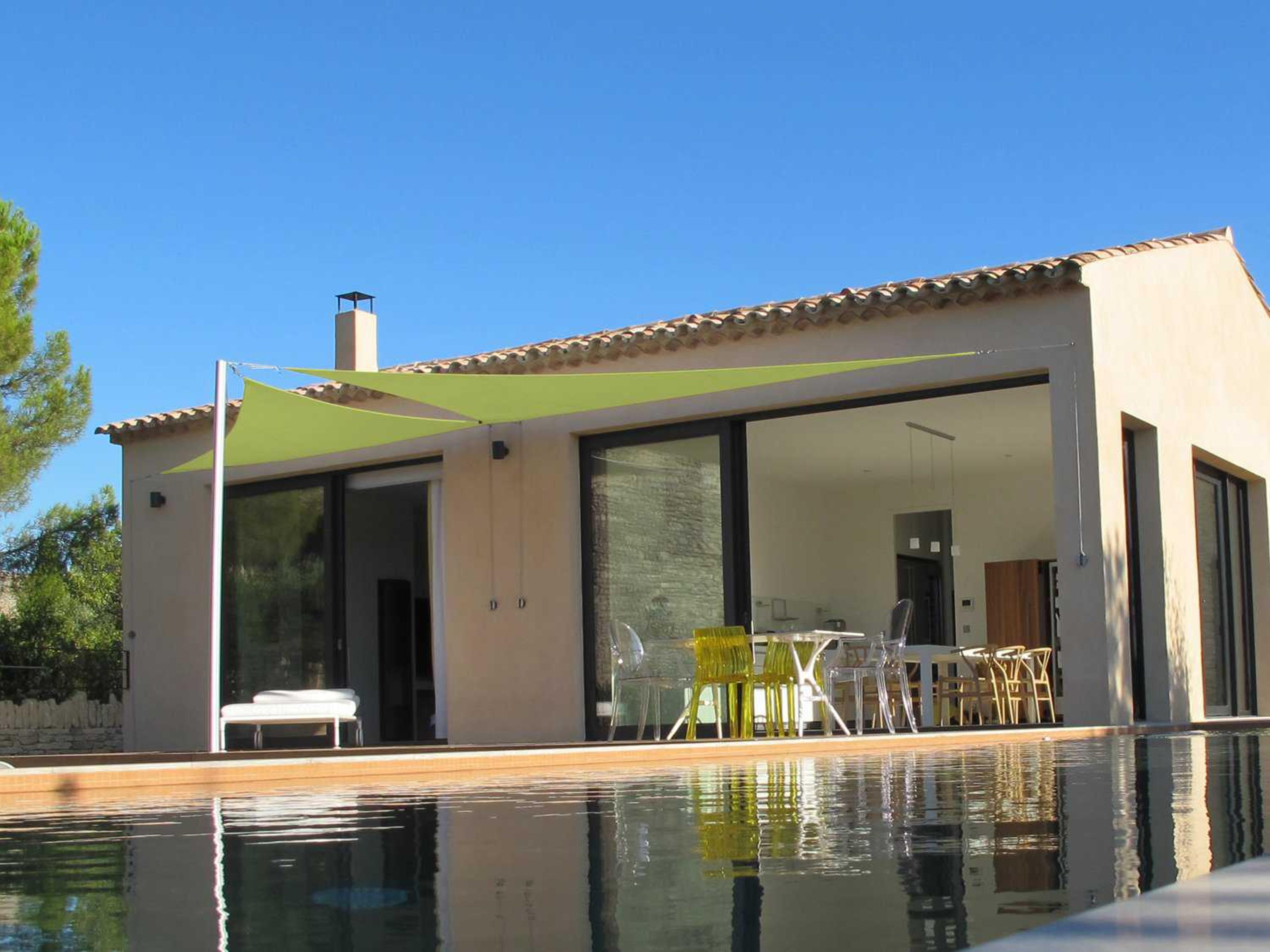 Luxury Umbrellas Ingenua 13 Foot Triangular Anodized Aluminum Shade Sail Patio Umbrella