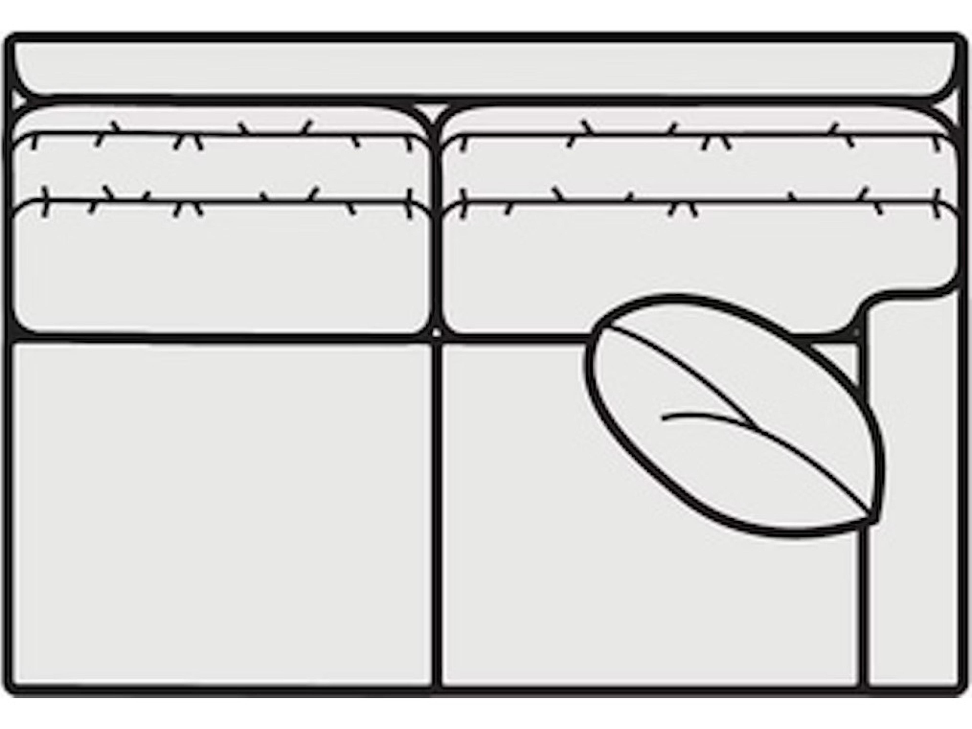 Lillian August Upholstery Designer Classics Right Arm Loveseat