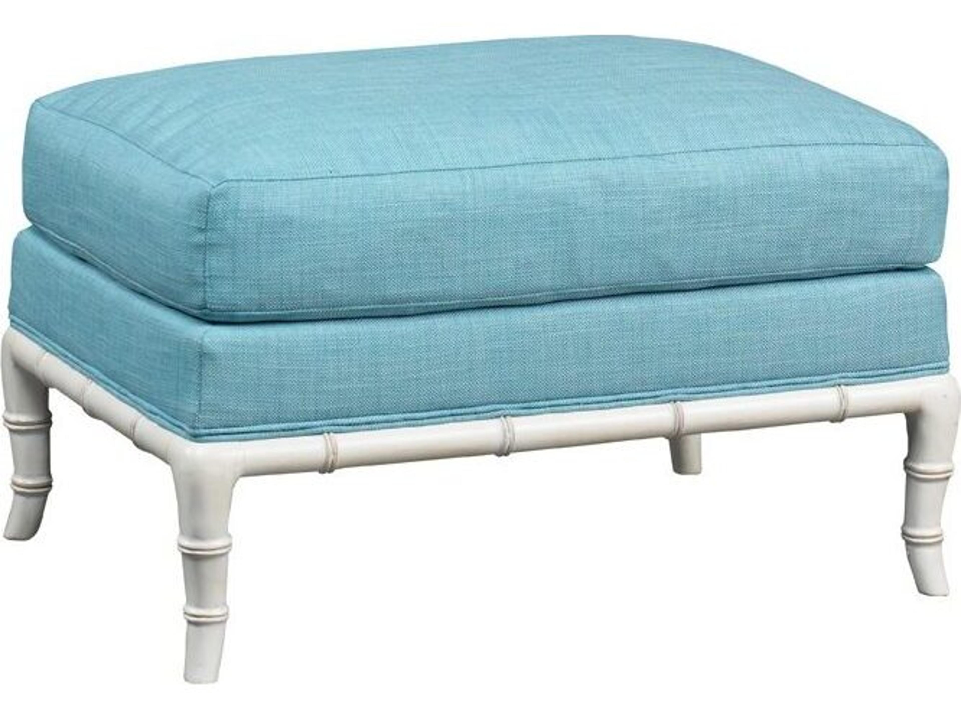 Lillian August Upholstery Paulette Columbus Upholstered Ottoman