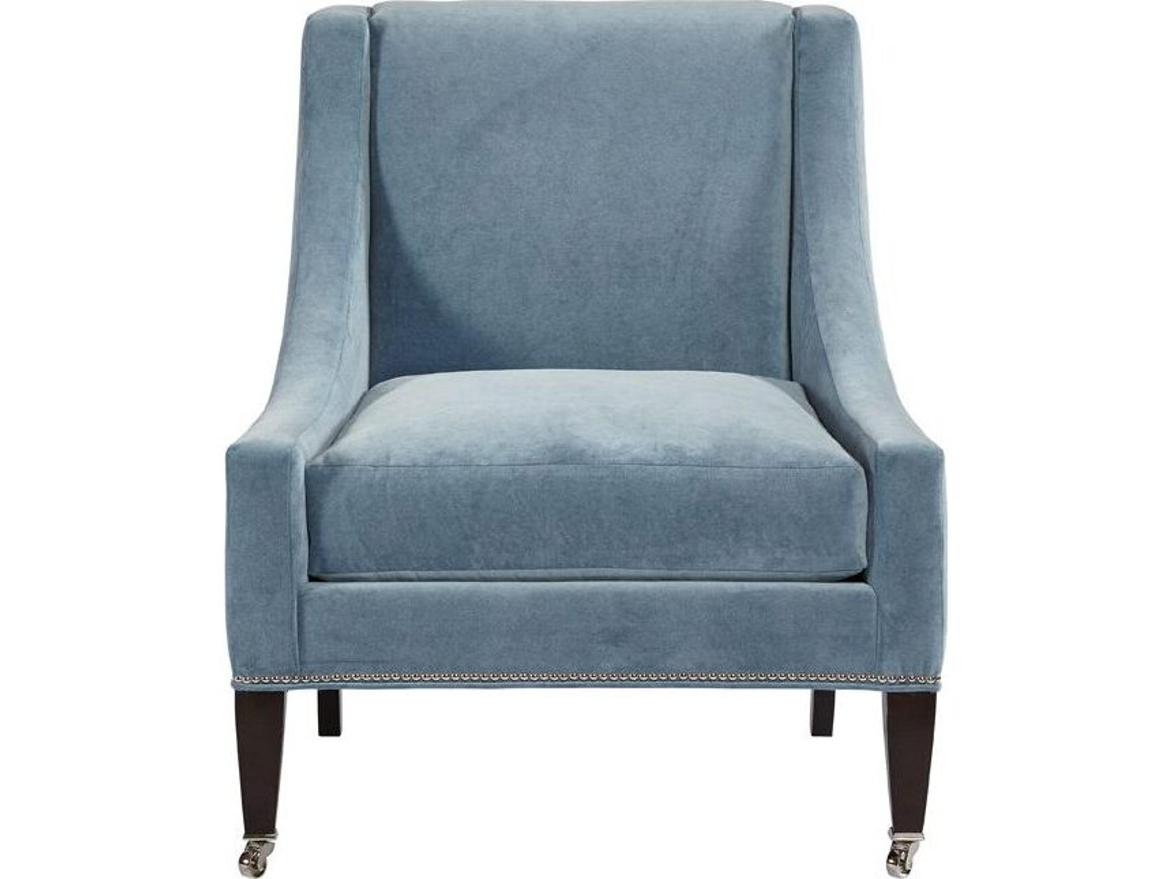 Lillian August Upholstery Dudley Rolling Fabric Accent Chair