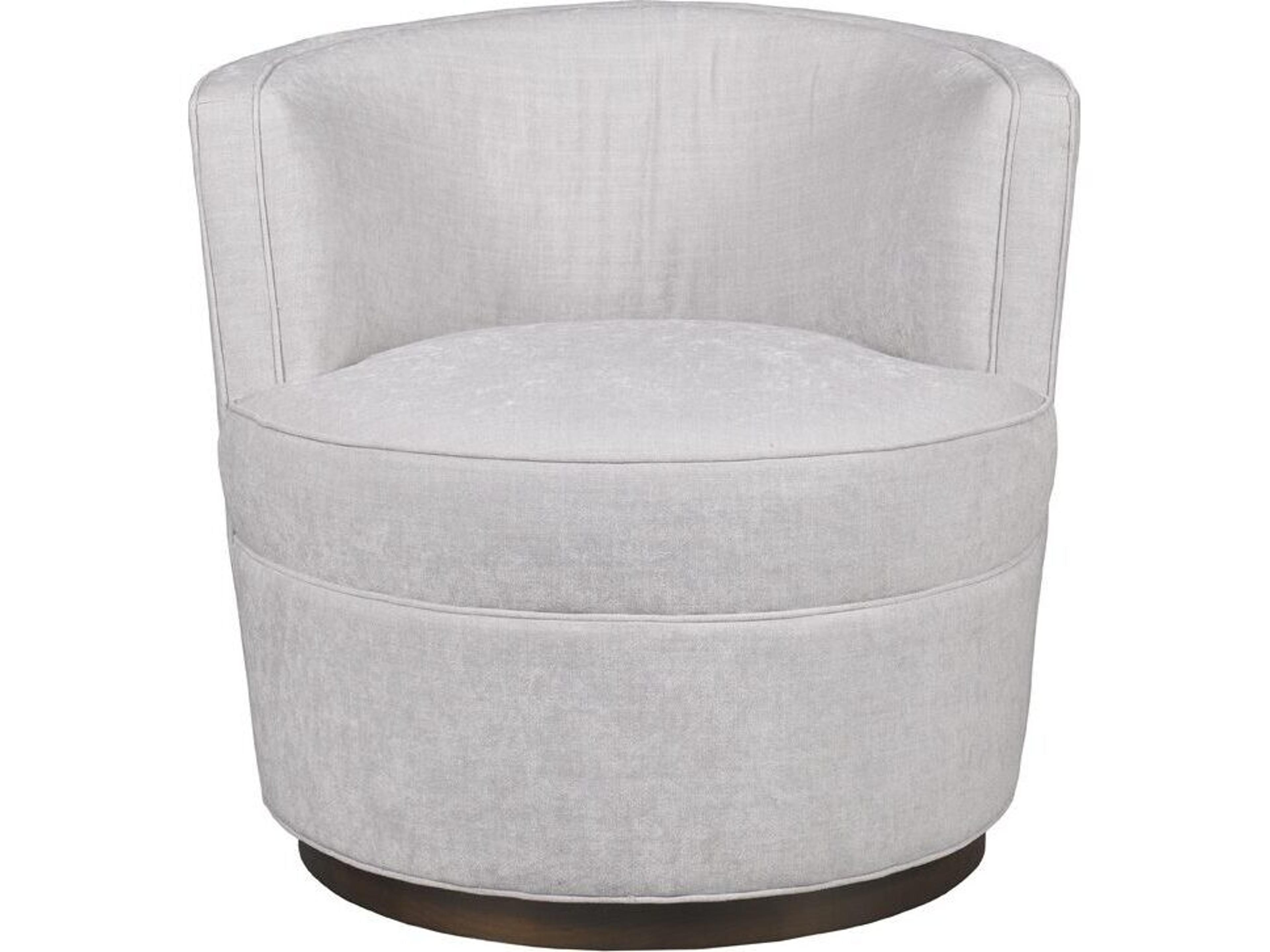 Lillian August Upholstery Devlan Swivel Fabric Accent Chair