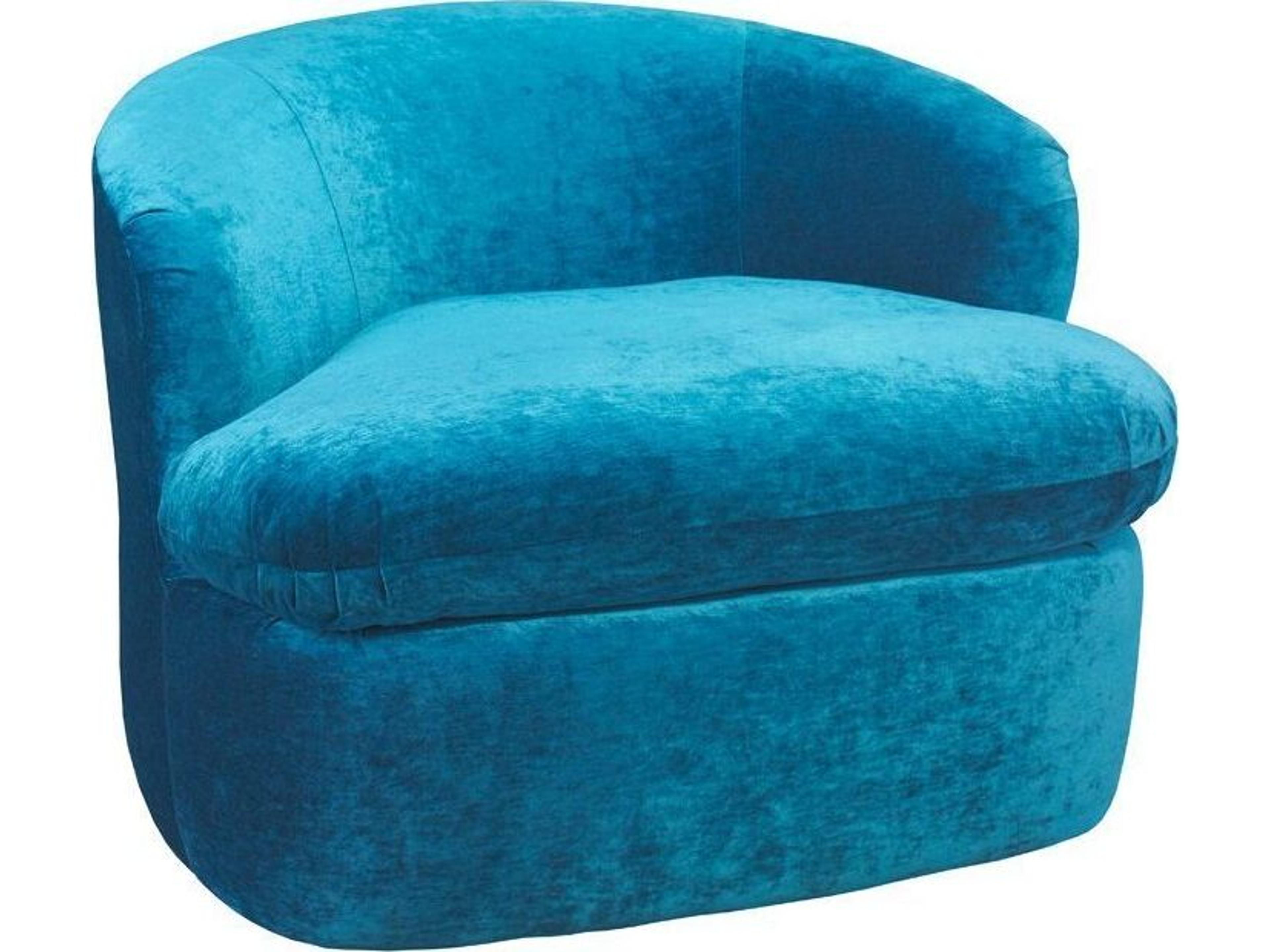 Lillian August Upholstery Giles Swivel Fabric Accent Chair