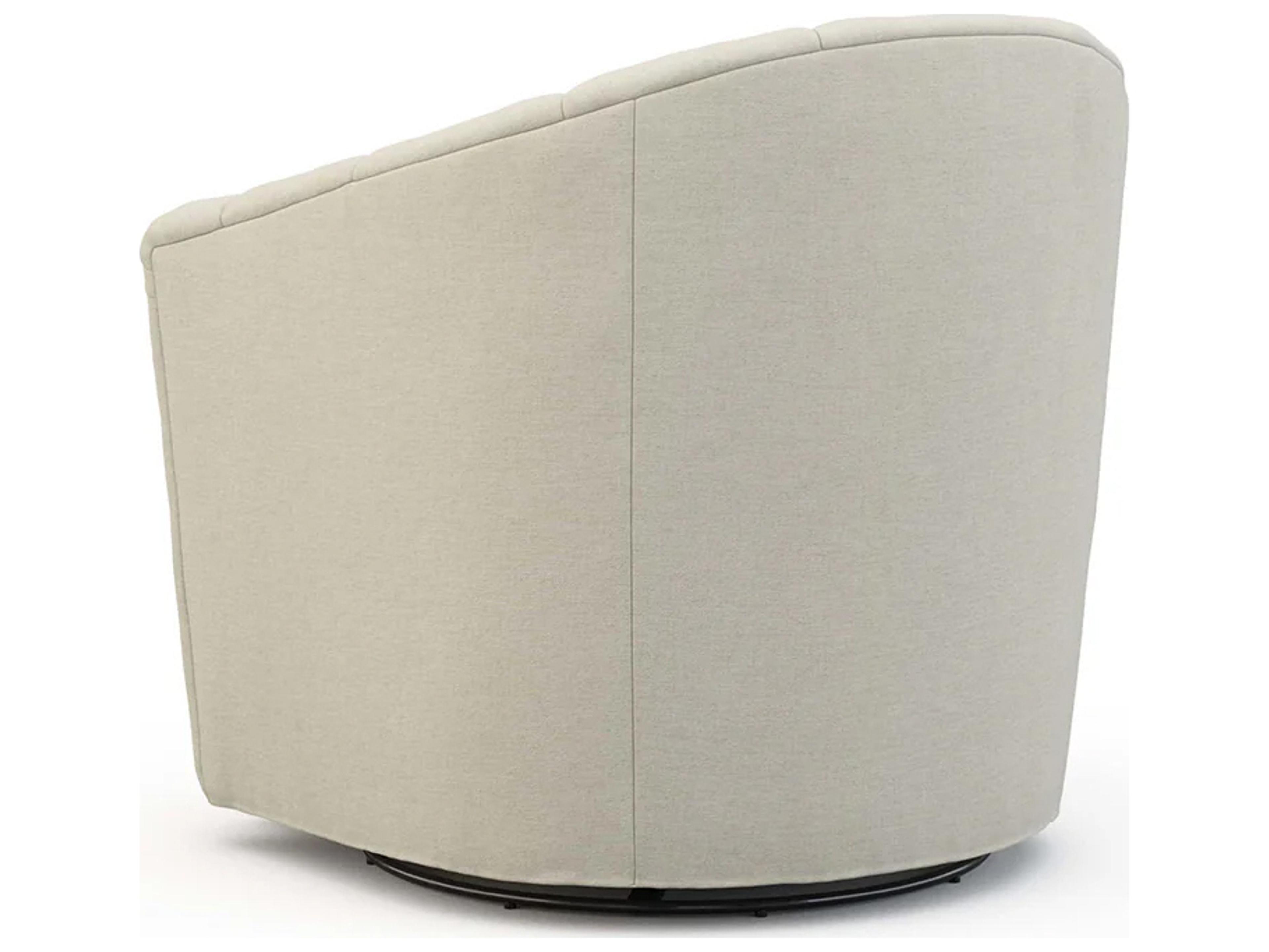 Lillian August Upholstery Fabric Noah Swivel Accent Chair