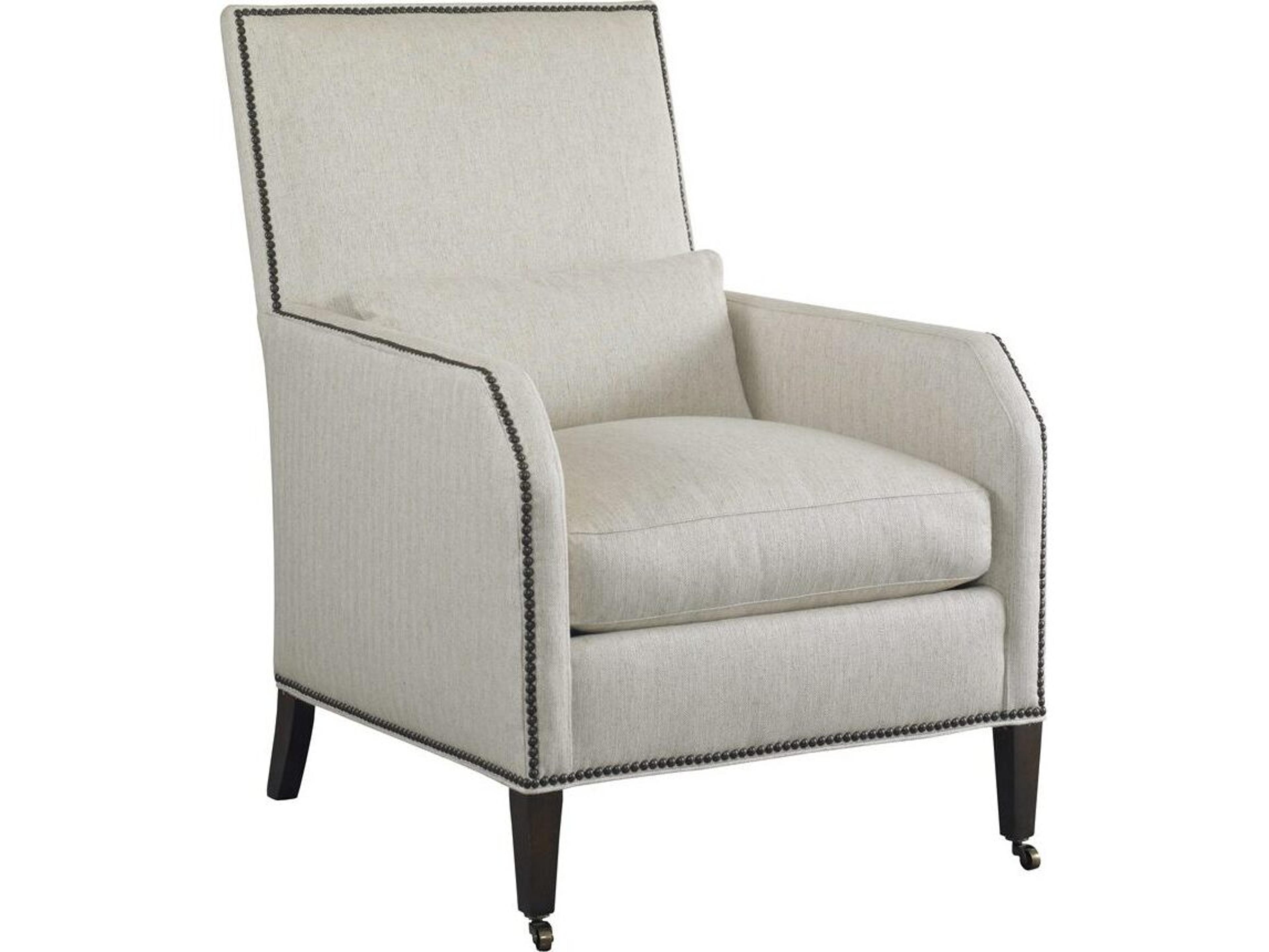 Lillian August Upholstery Hendley Rolling Fabric Accent Chair