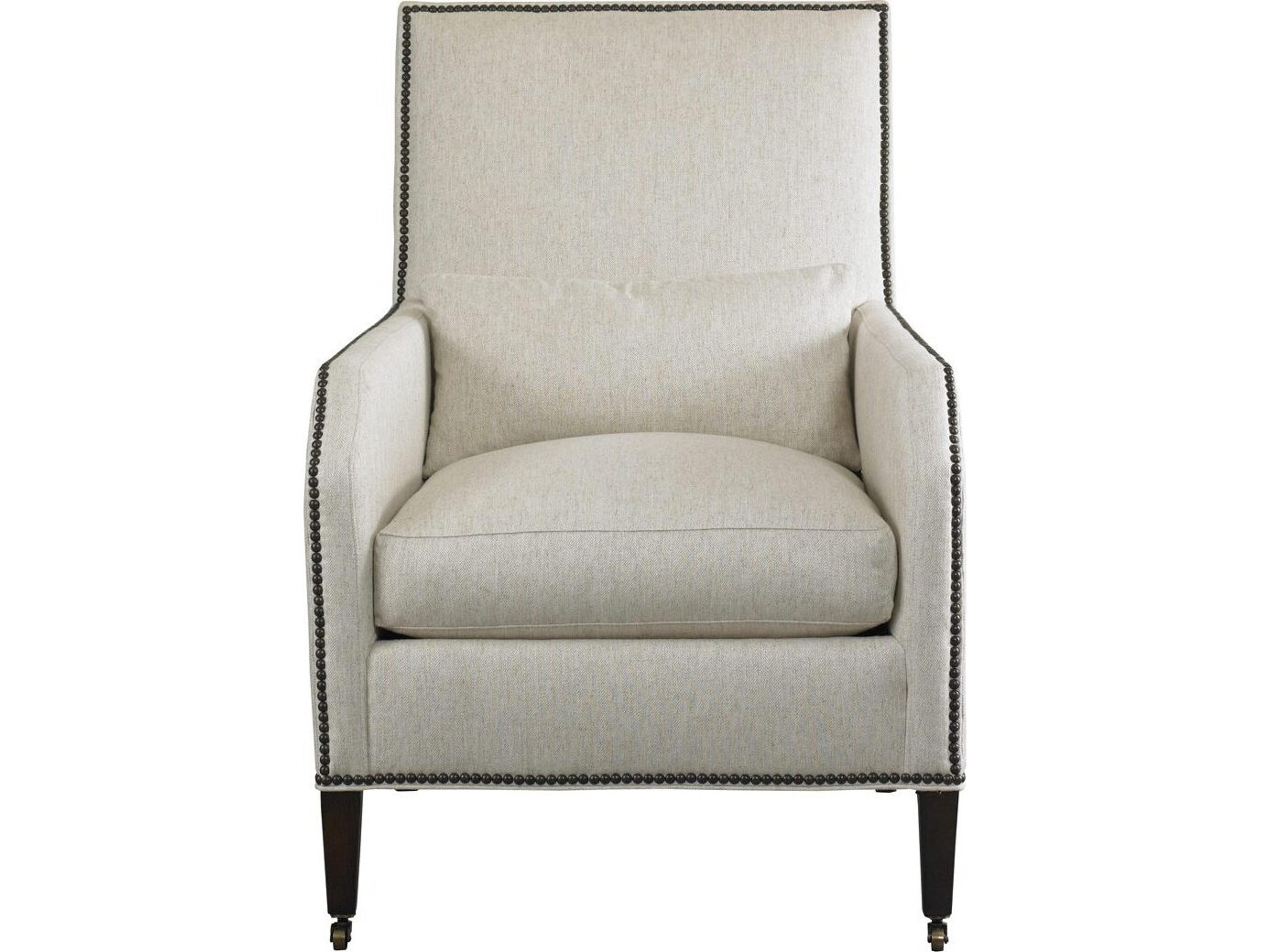 Lillian August Upholstery Hendley Rolling Fabric Accent Chair