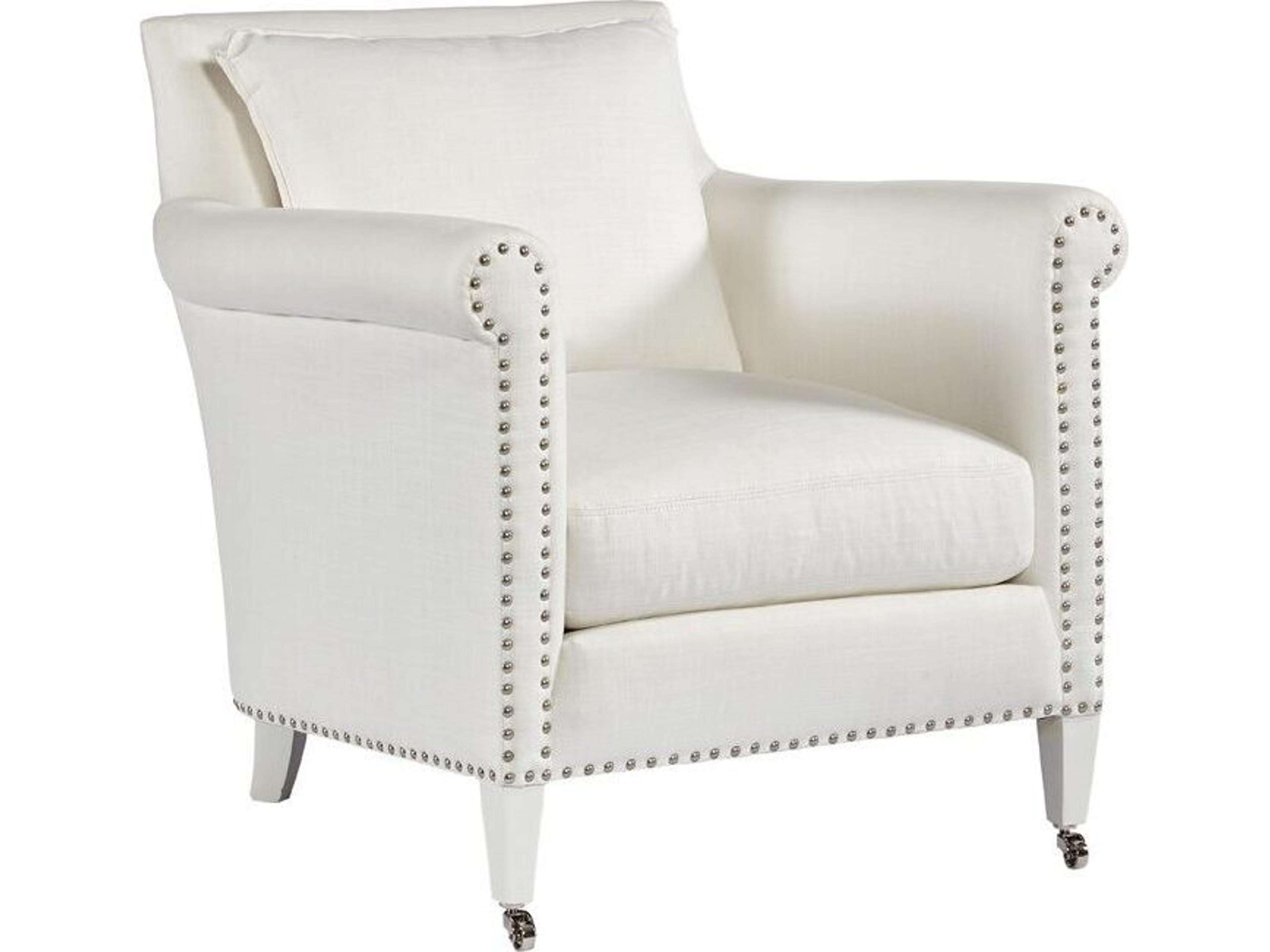 Upholstery Paris Rolling Fabric Accent Chair