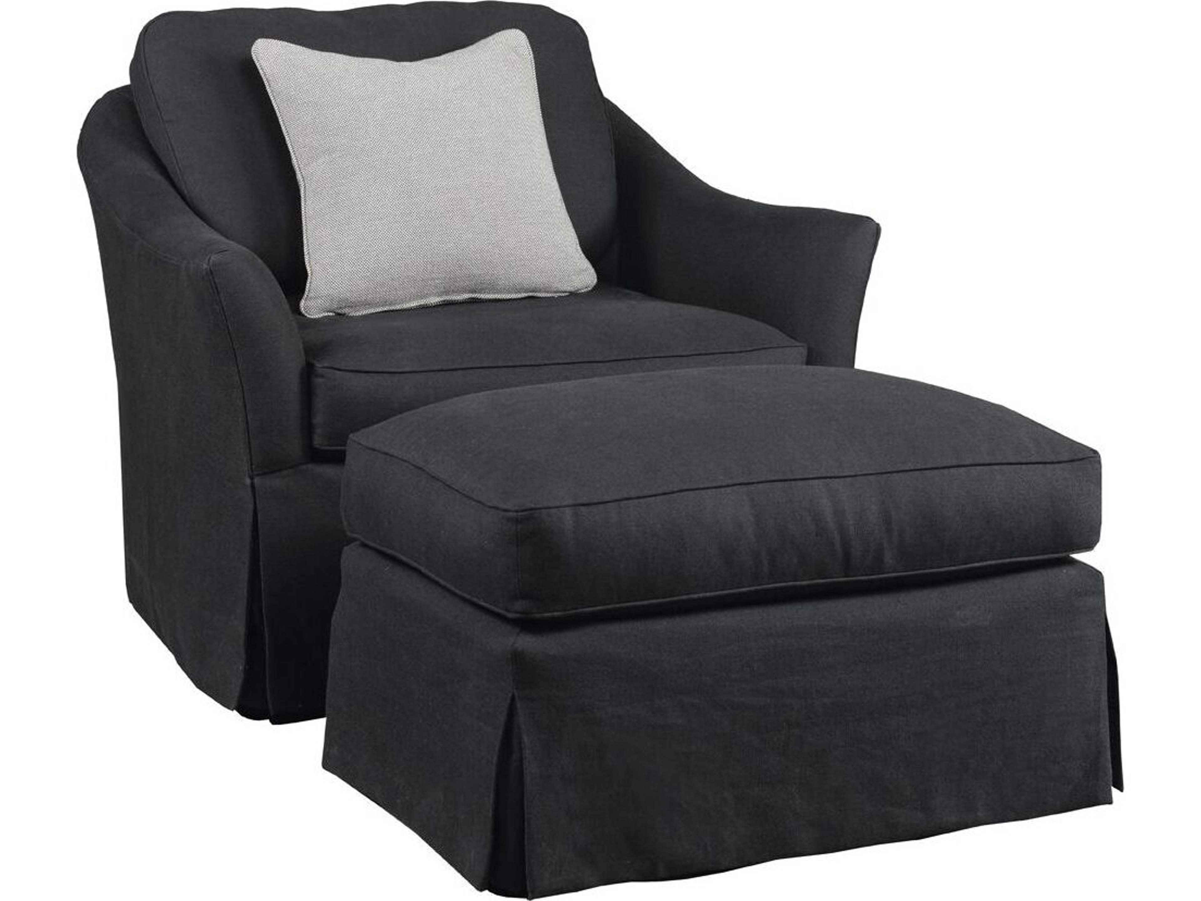 Lillian August Upholstery Mayfair Upholstered Ottoman