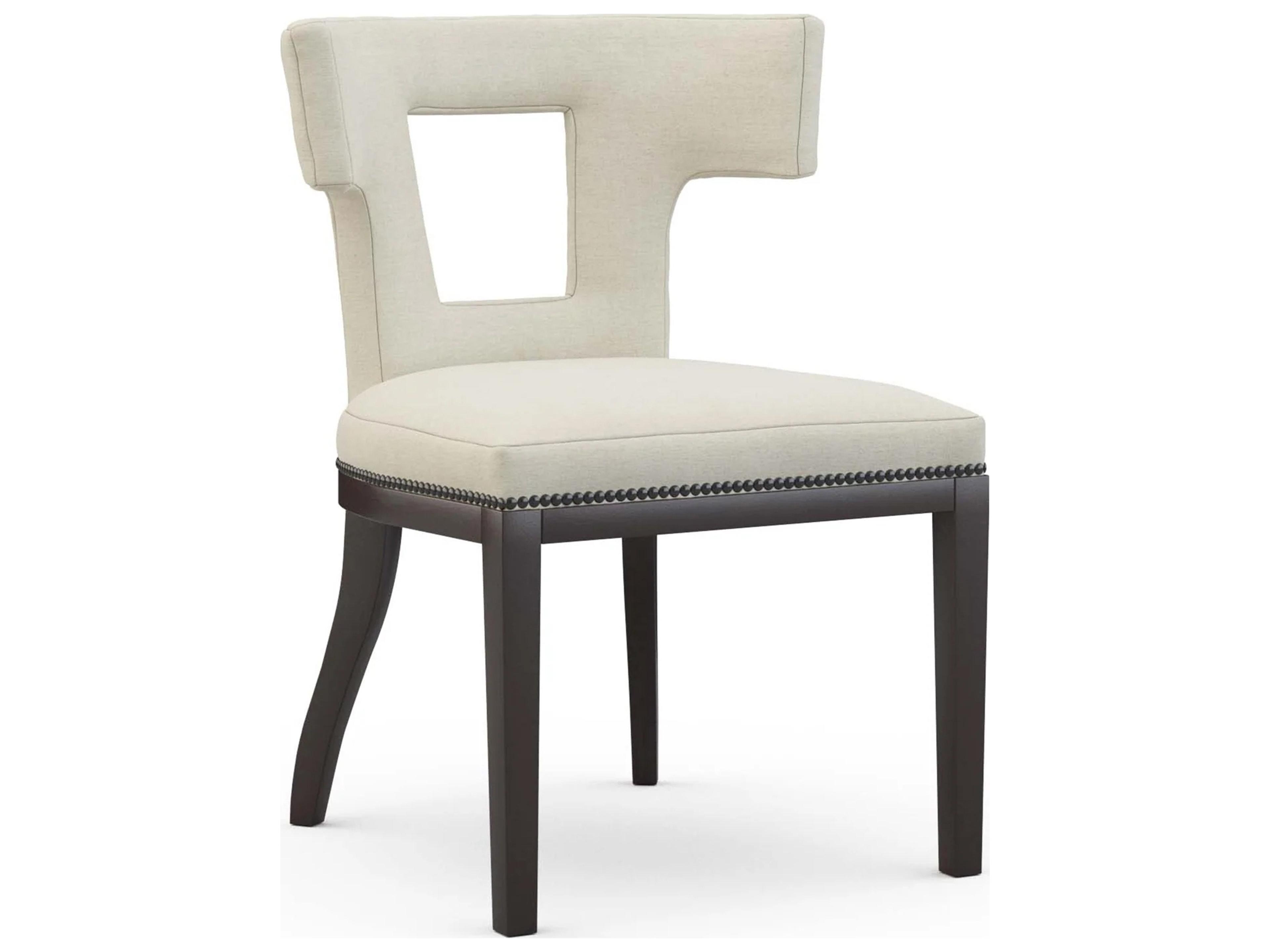 Lillian August Upholstery Leather Thanos Dining Side Chair