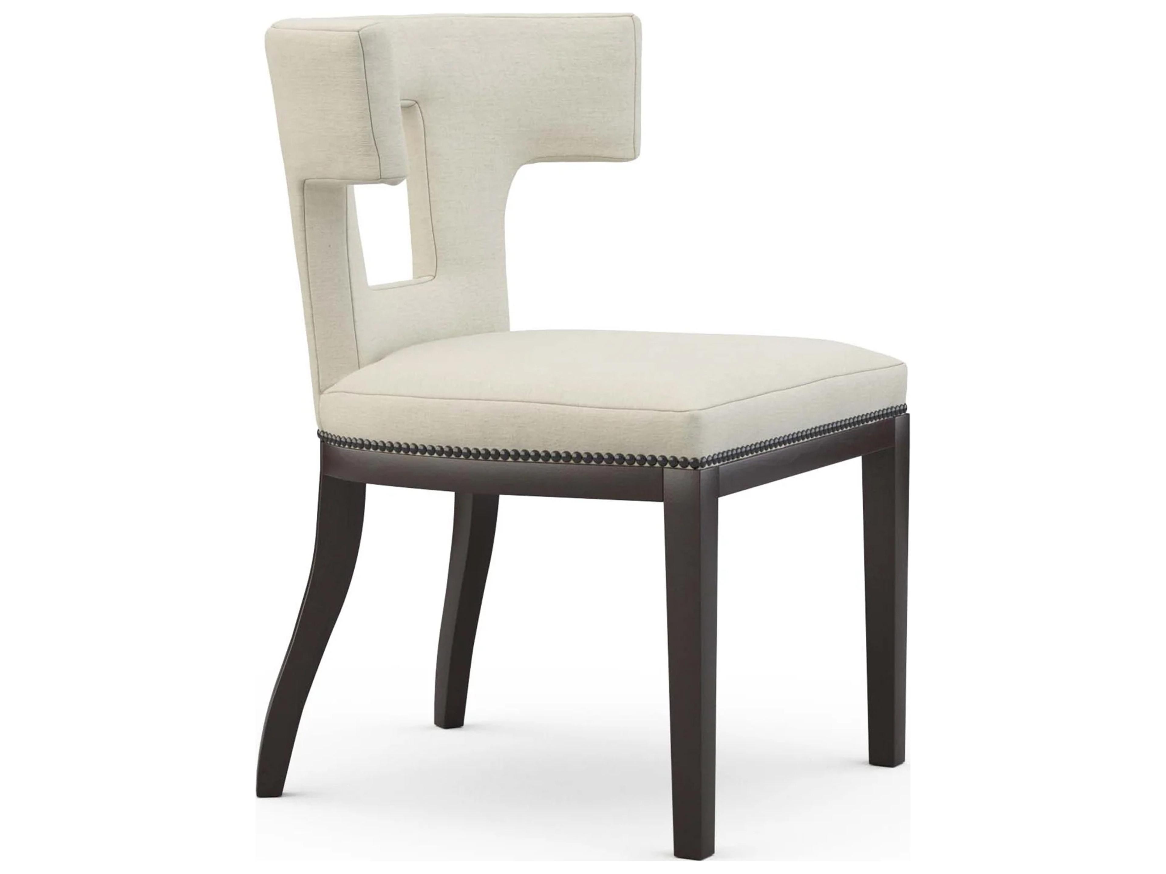 Lillian August Upholstery Leather Thanos Dining Side Chair