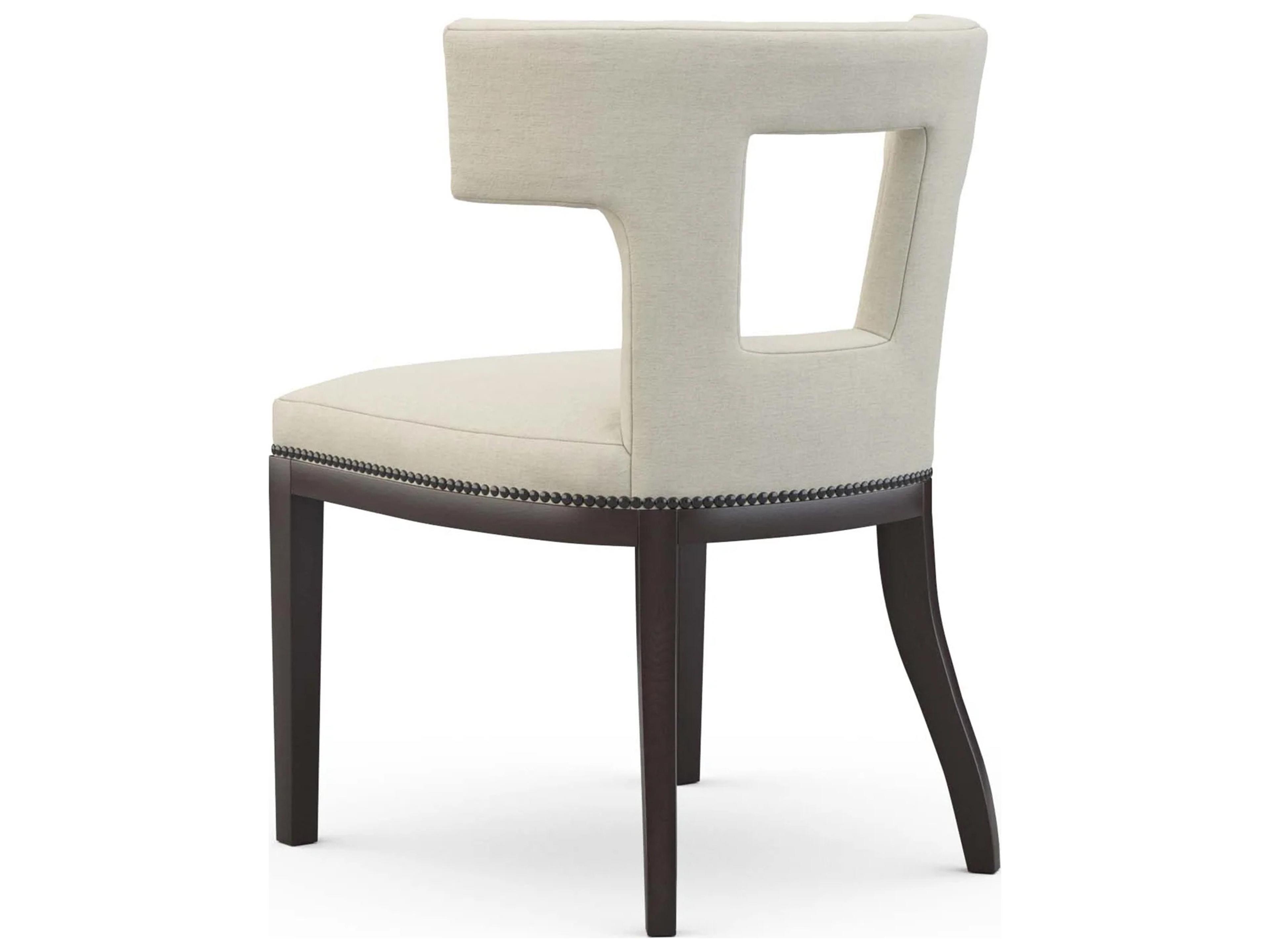 Lillian August Upholstery Leather Thanos Dining Side Chair