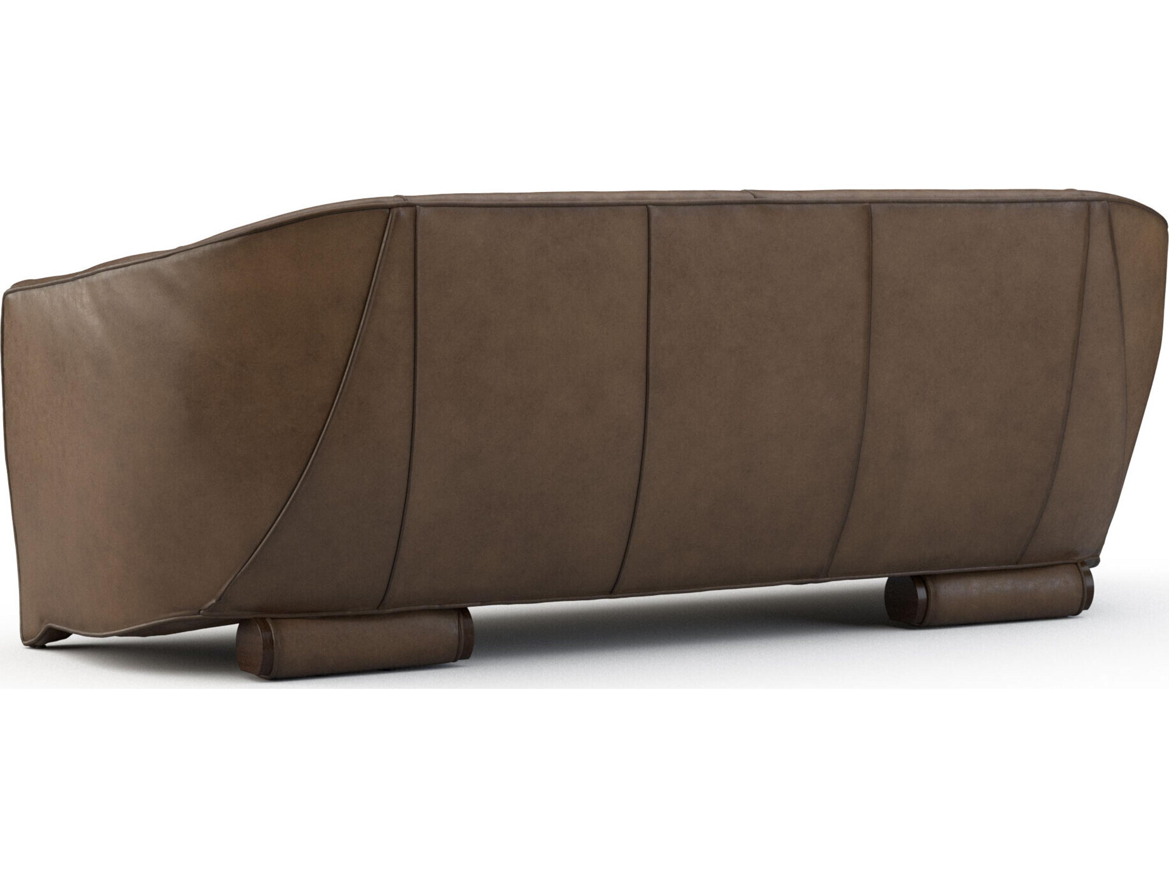 Lillian August Upholstery Leather Leo Sofa