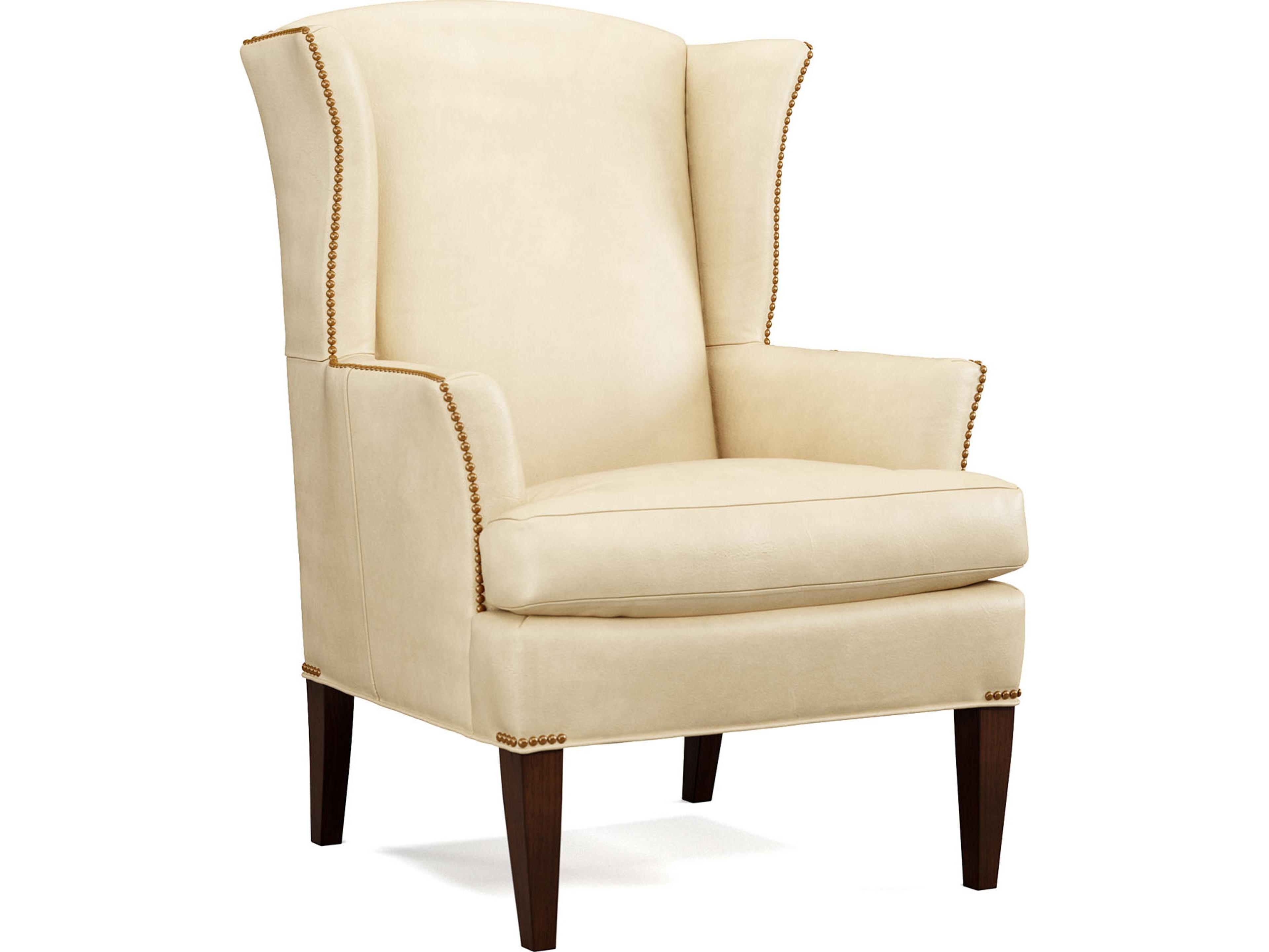 Upholstery Leather Edwardian Accent Chair