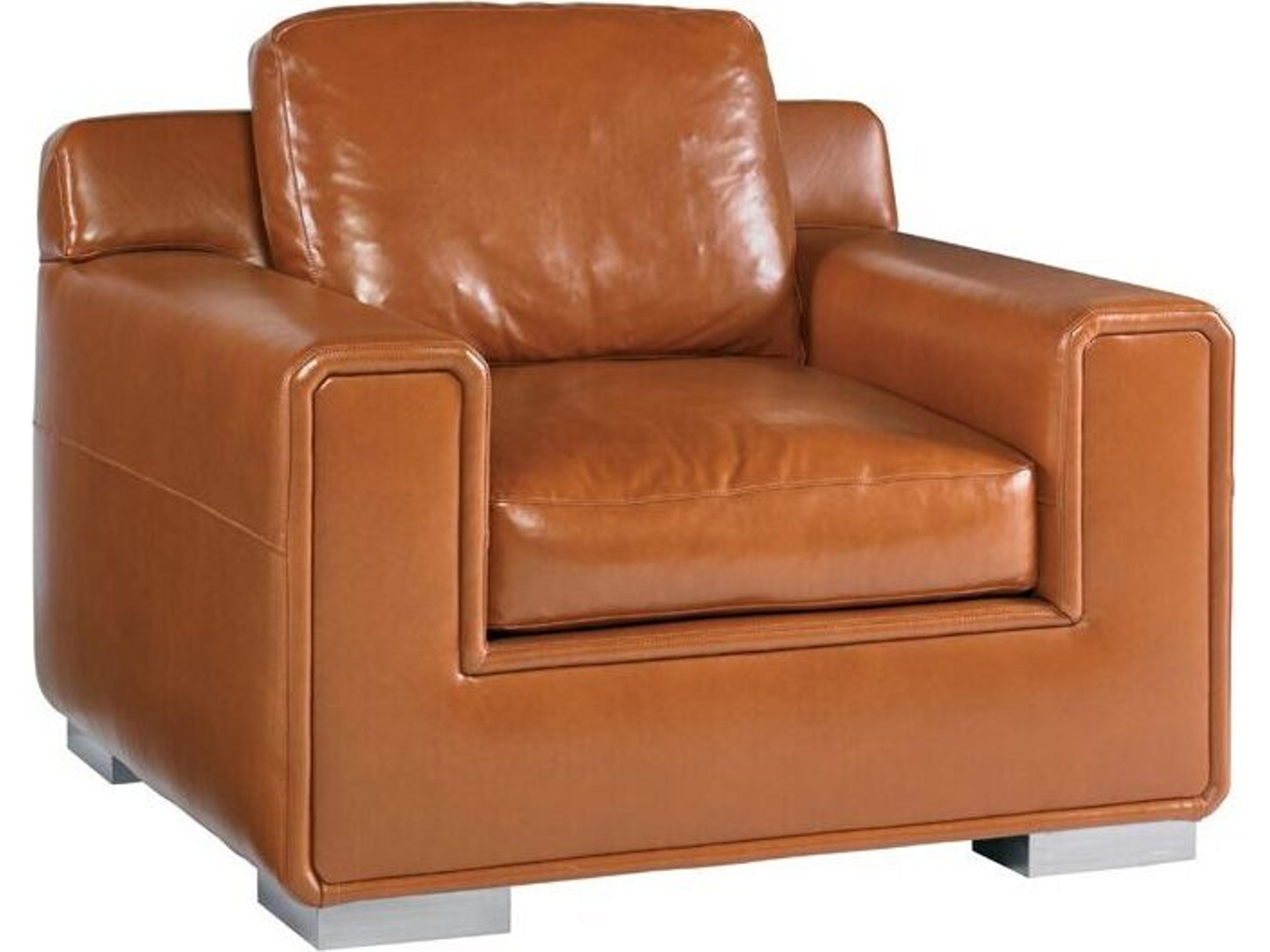 Lillian August Upholstery Leather Club Chair