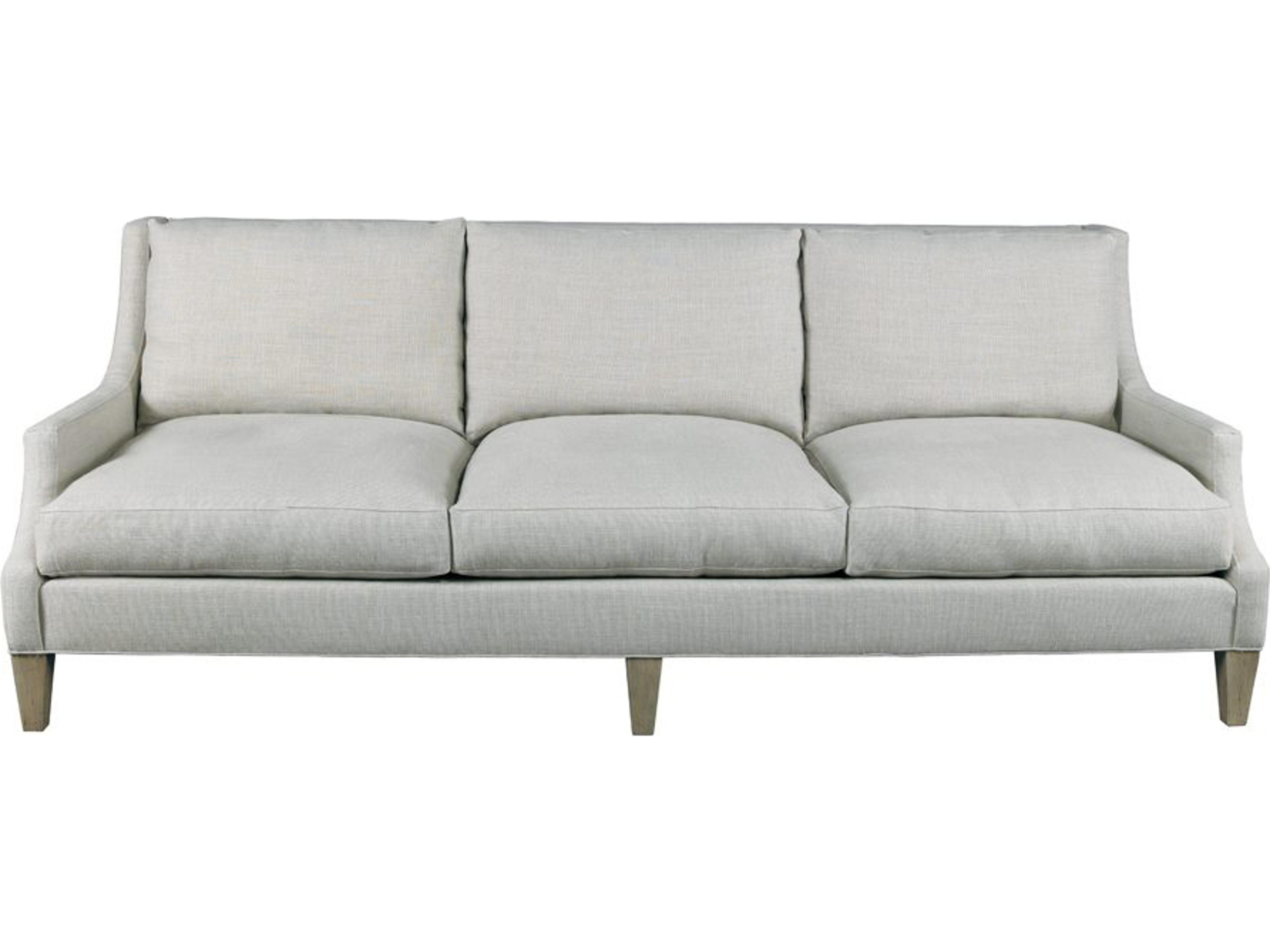 Lillian August Upholstery Leather Fabric Nelson Sofa