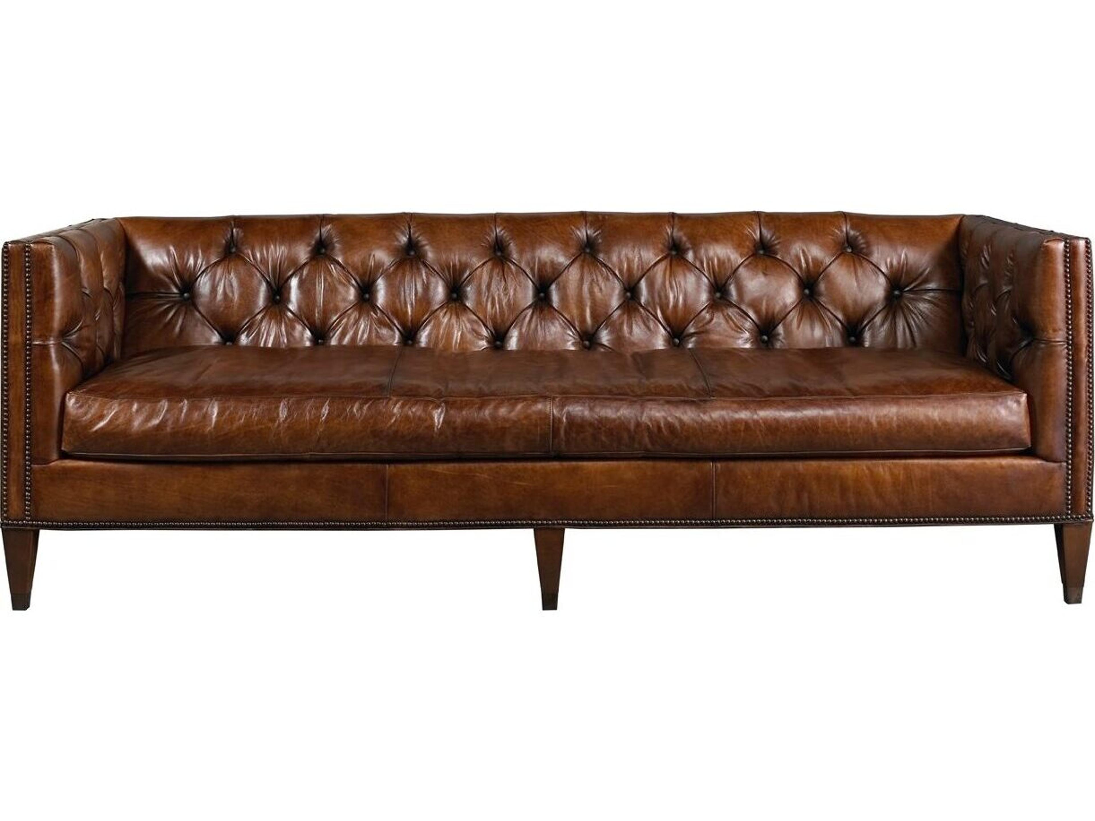 Lillian August Upholstery Leather Sofa