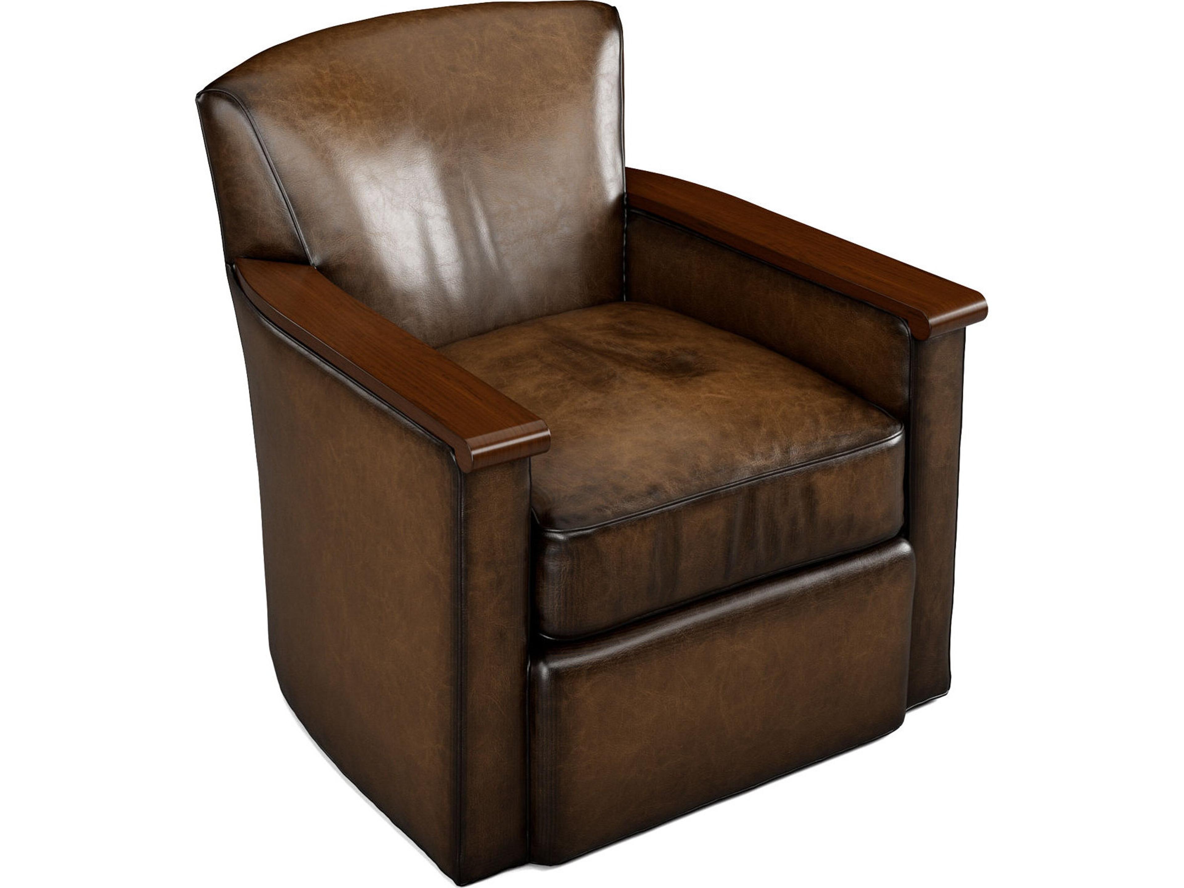 Upholstery Leather Wesley Accent Chair
